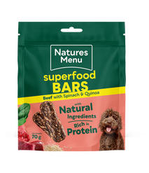 Nature’s Menu Air Dried Beef Superfood Bars