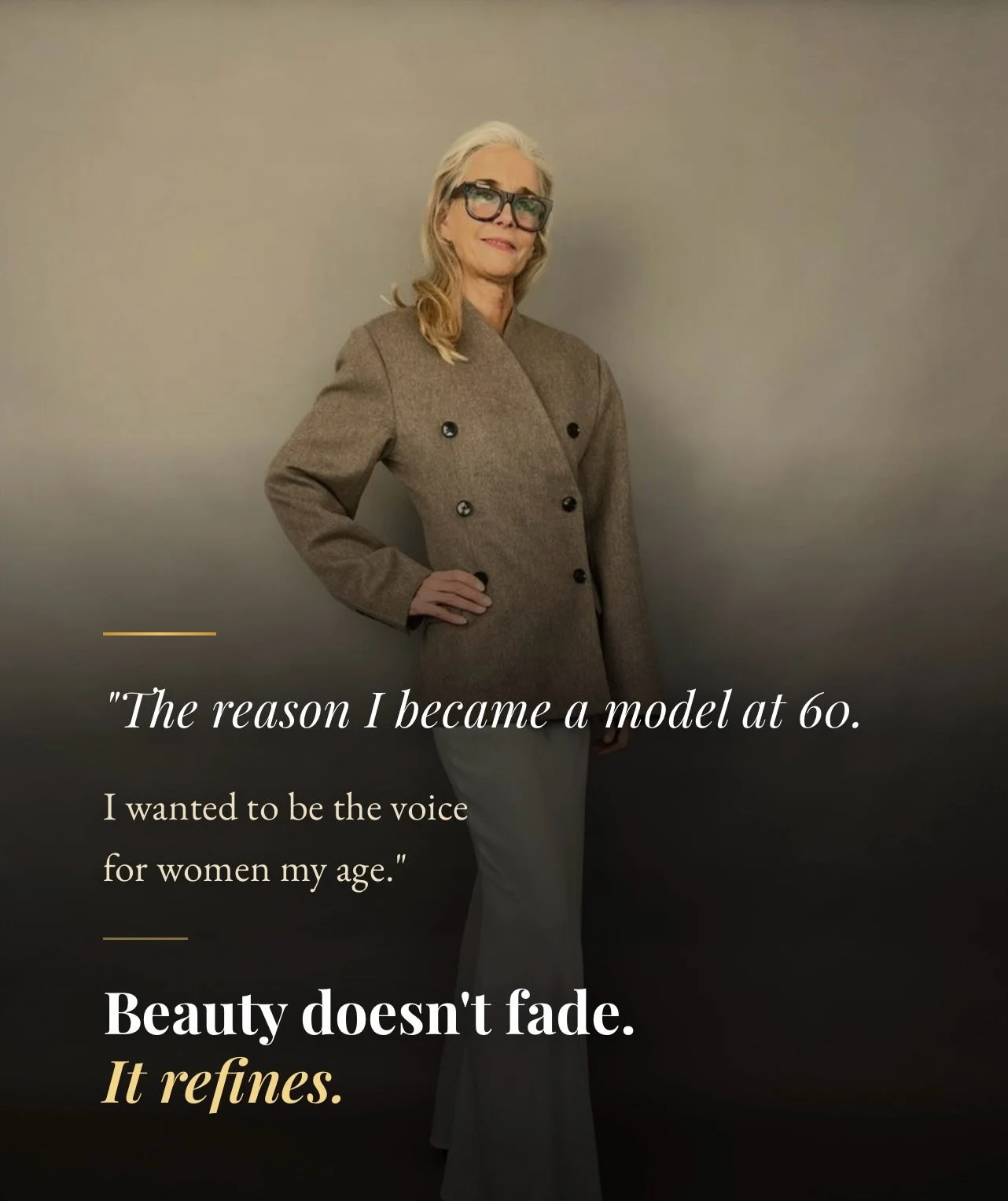 The reason I became a model at 60&hellip; 

#model #mywhy #reinventing #aboutme