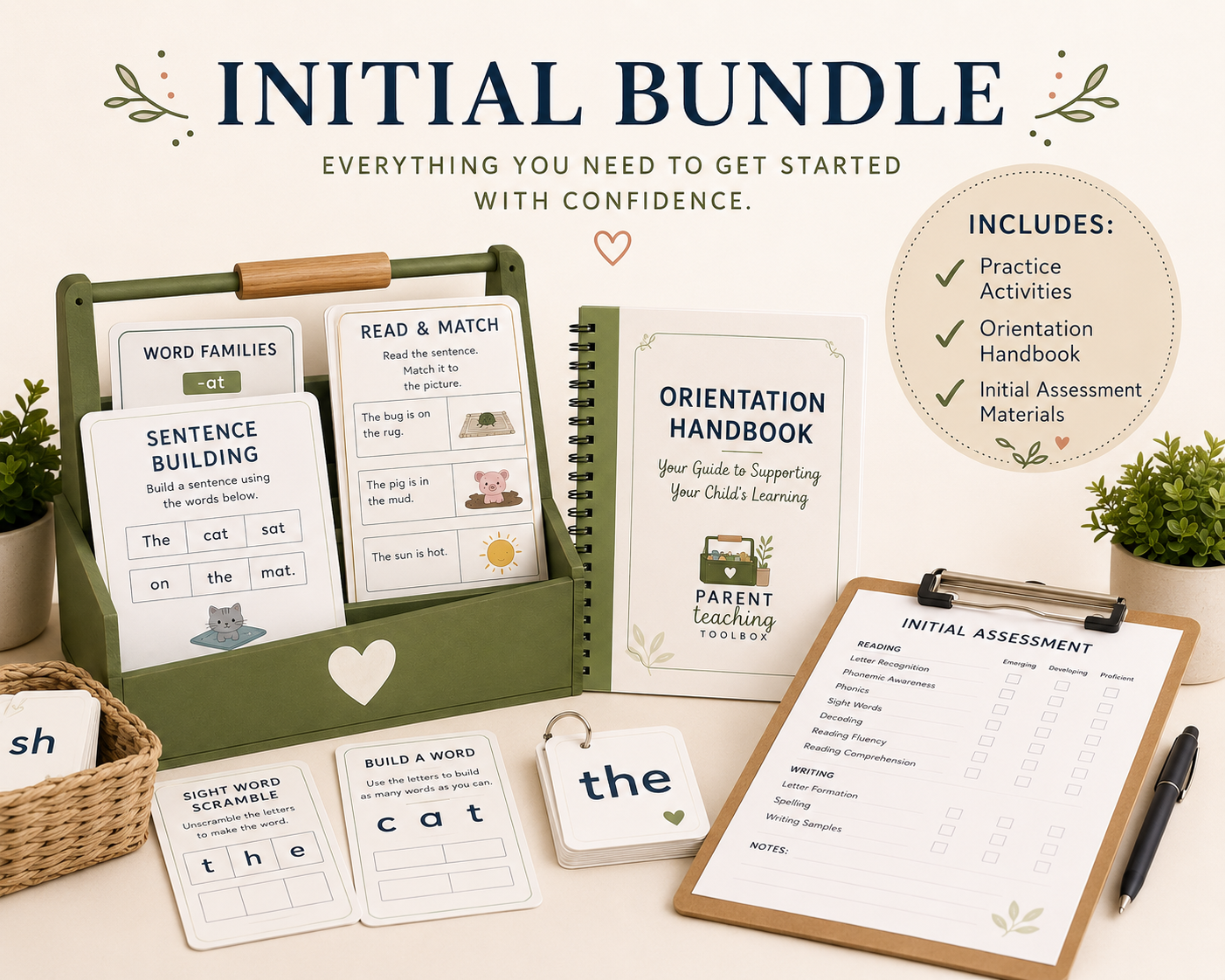 Initial At Home Tutoring Package English Literacy