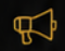 Icon of a loudspeaker or megaphone.