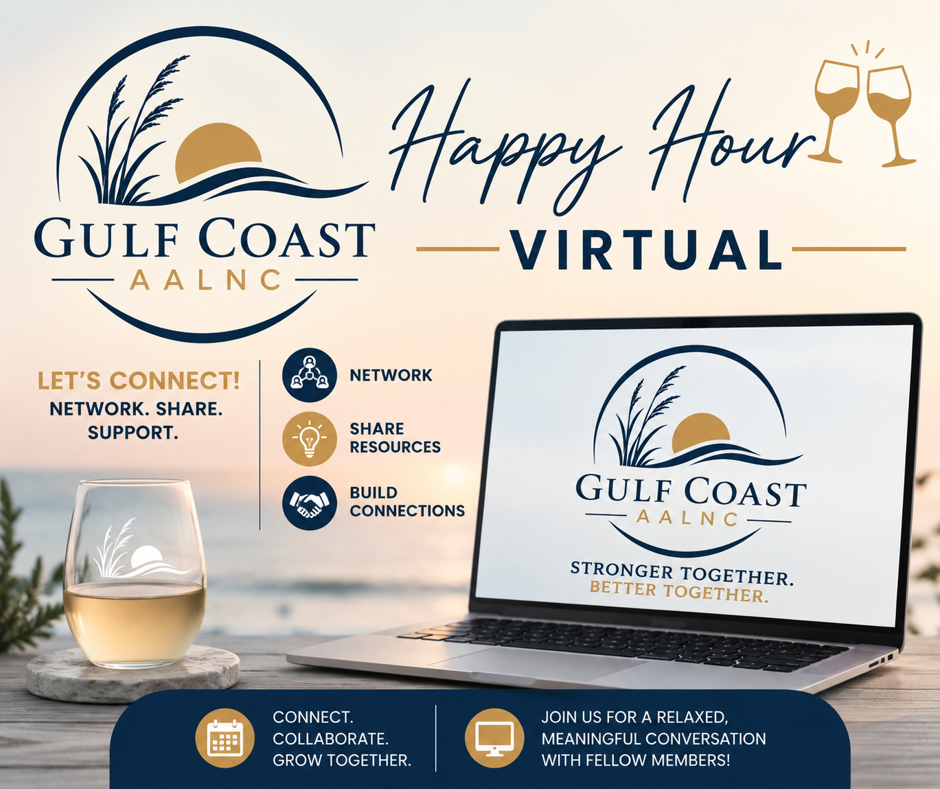 Monthly Happy Hour-Free and Open to Non-Members