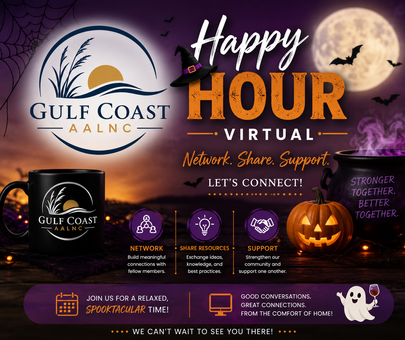 Monthly Happy Hour-Free and Open to Non-Members 
