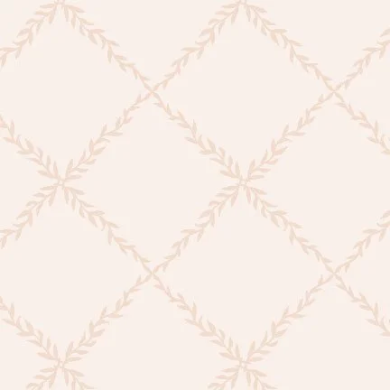 Cottage Lattice Plain - Pink