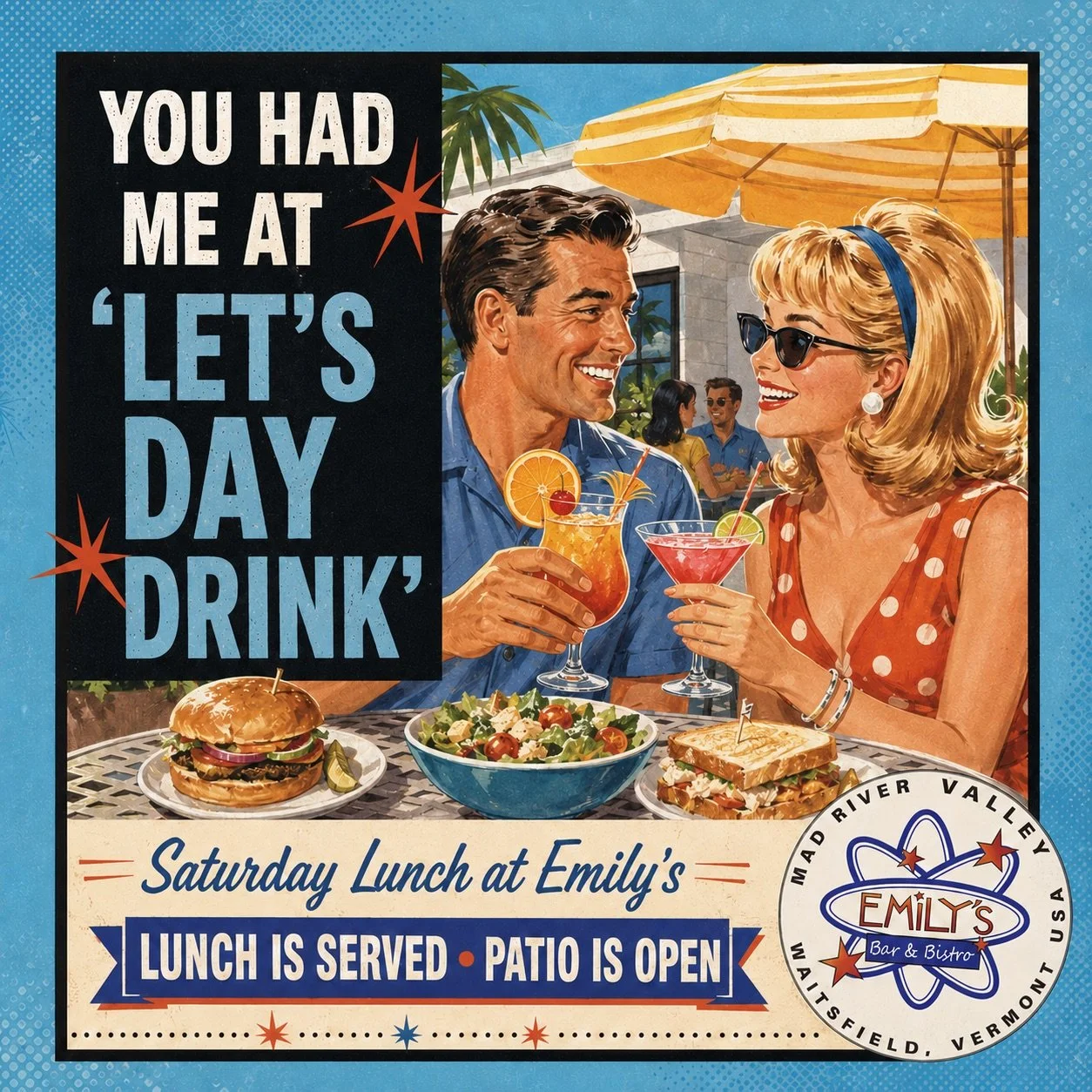 Kitchen is open from 11:30 am - 8 pm!