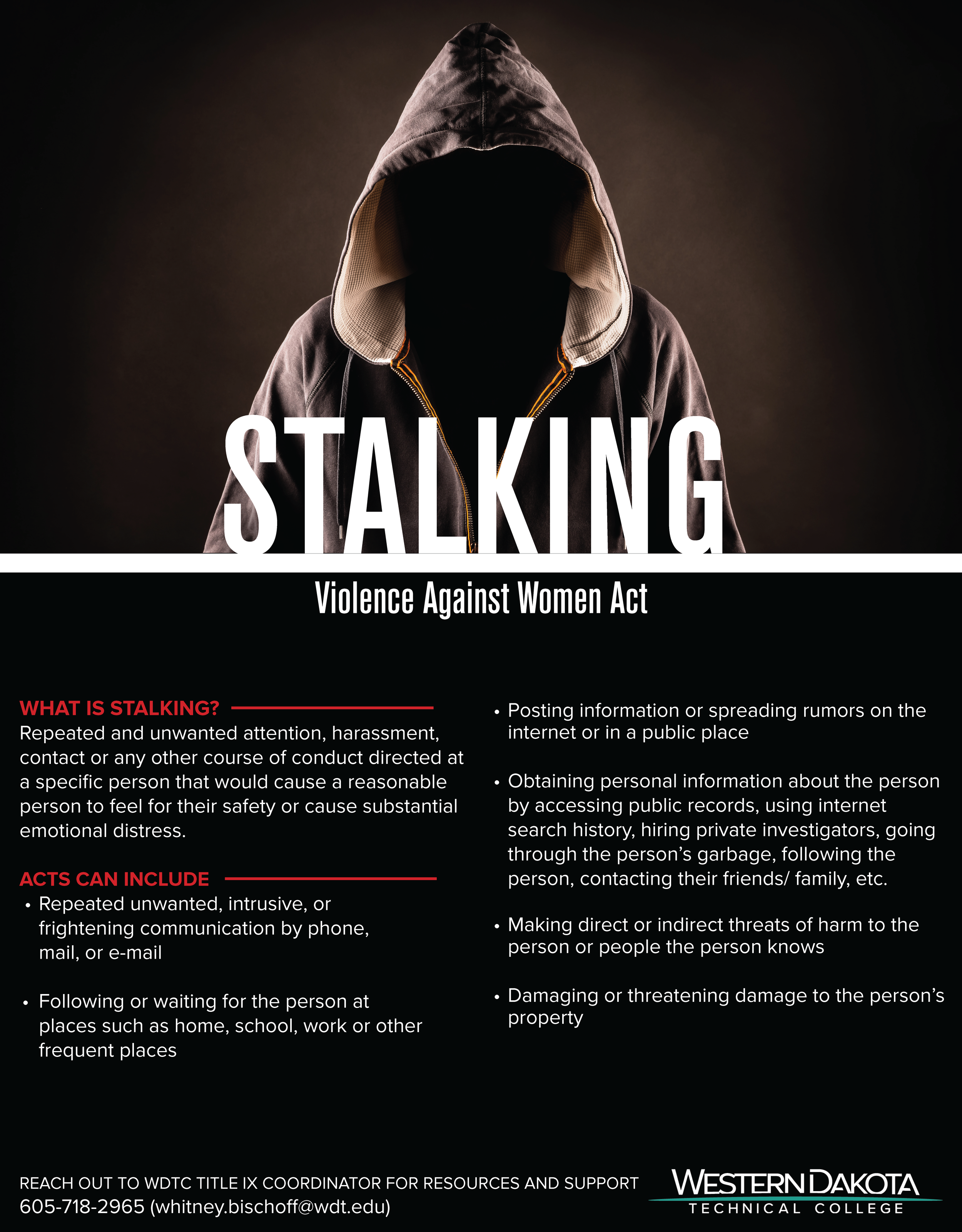 Balanced powerful imagery with respectful, victim-centered messaging to raise awareness without sensationalizing the subject.