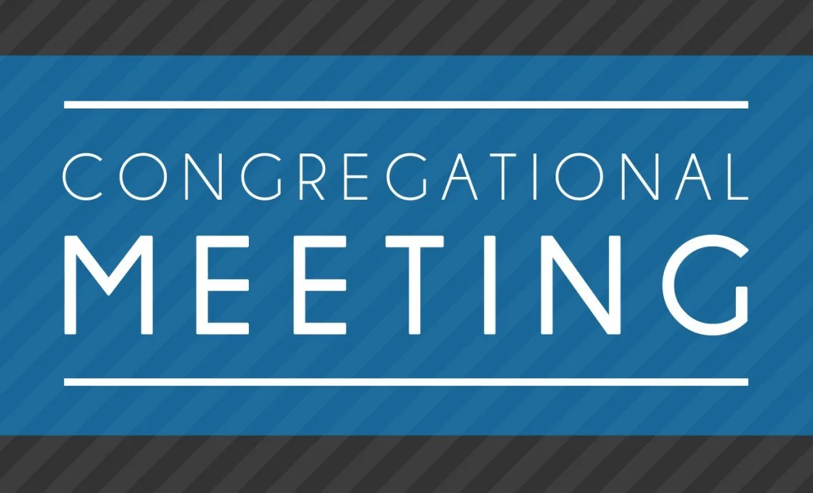 Congregational Budget Meeting 