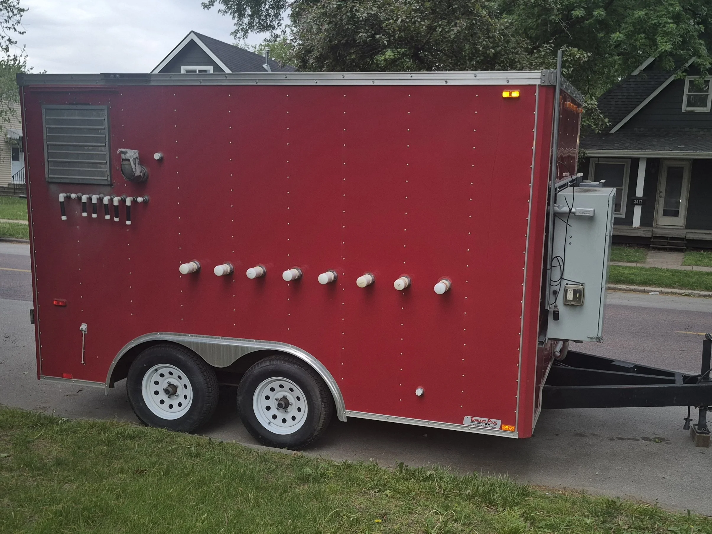Maple Leaf Soil Vapor Extraction SVE Air Sparge Trailer Remediation System