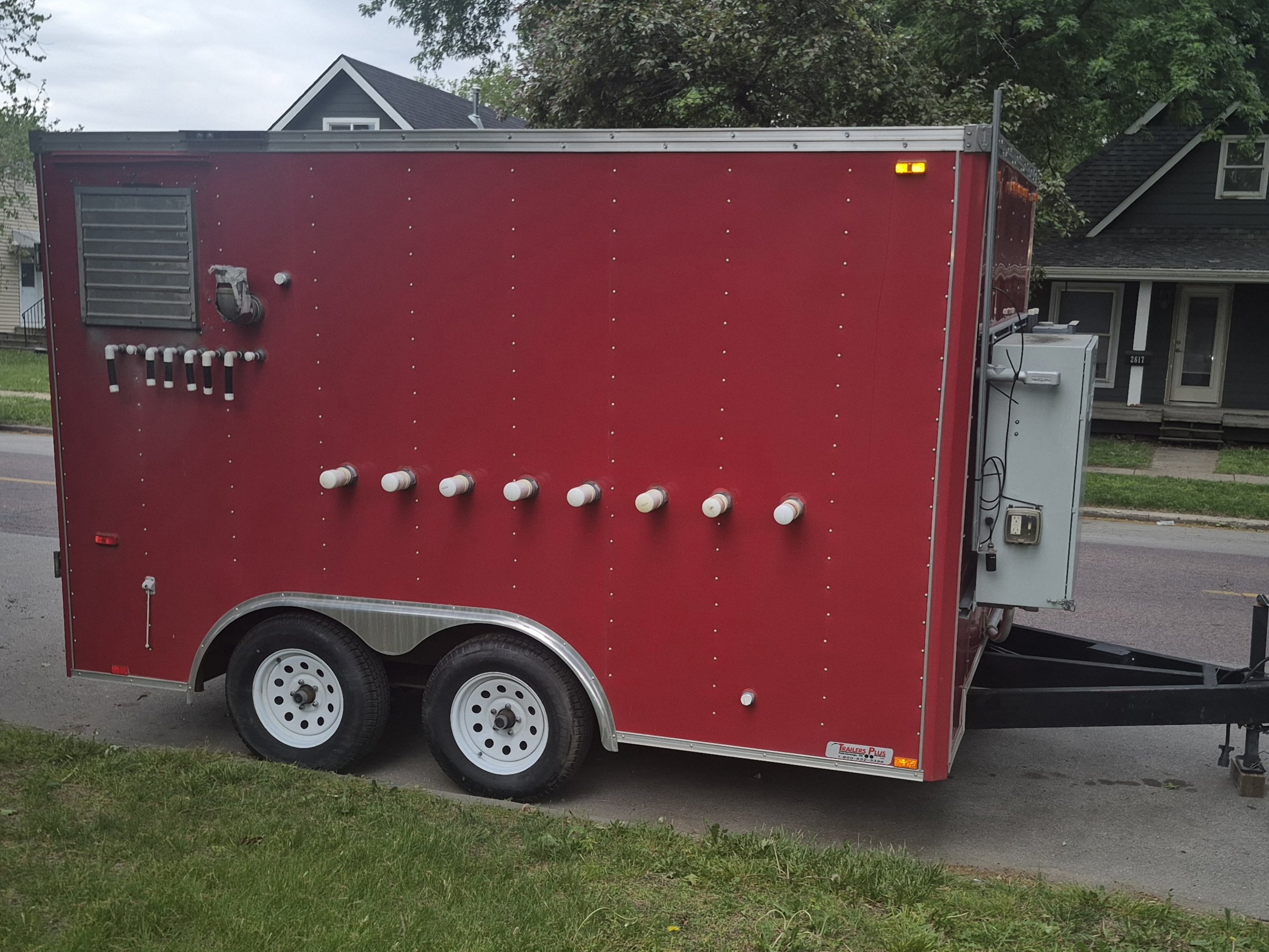 Maple Leaf Soil Vapor Extraction SVE Air Sparge Trailer Remediation System