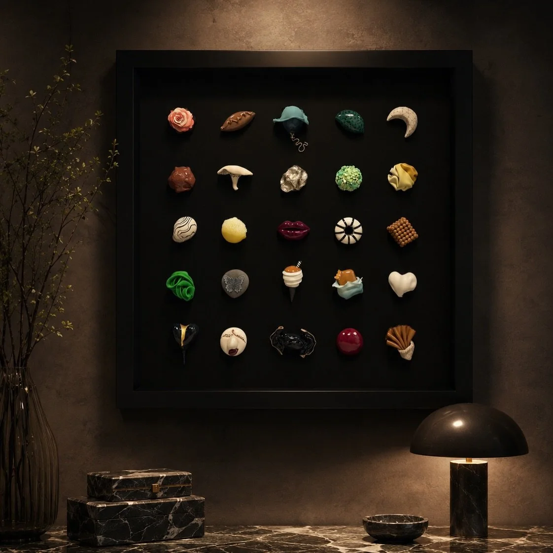 Inspired by nature&rsquo;s rocks, minerals, and the beauty created through time, this piece is an appreciation of Mother Nature&rsquo;s quiet artistry. It reminds us that our greatest temptation should be to protect, cherish, and love the world we ca