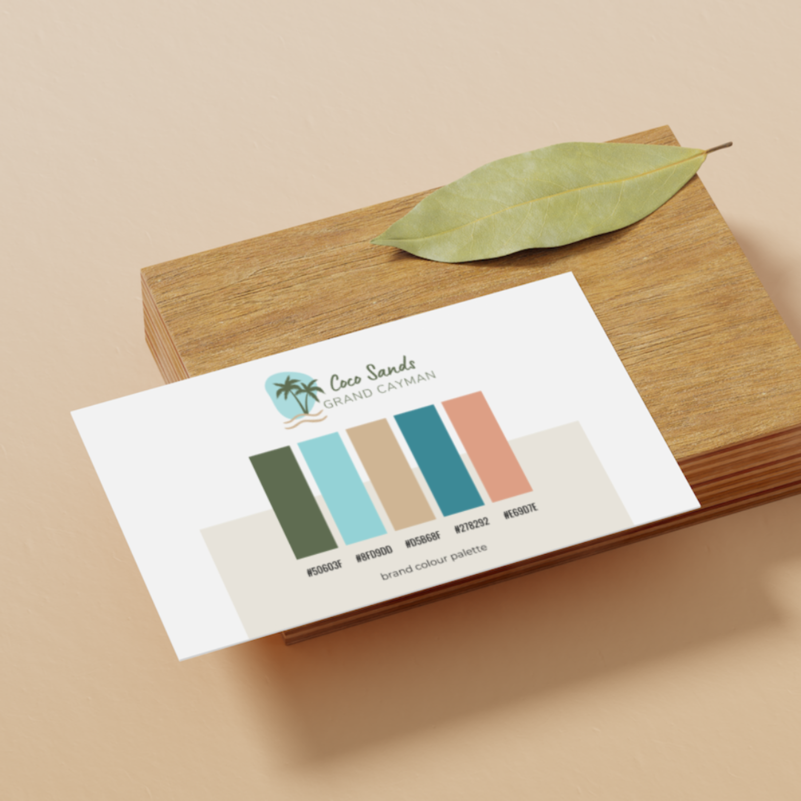 A brand colour palette for Coco Sands condos