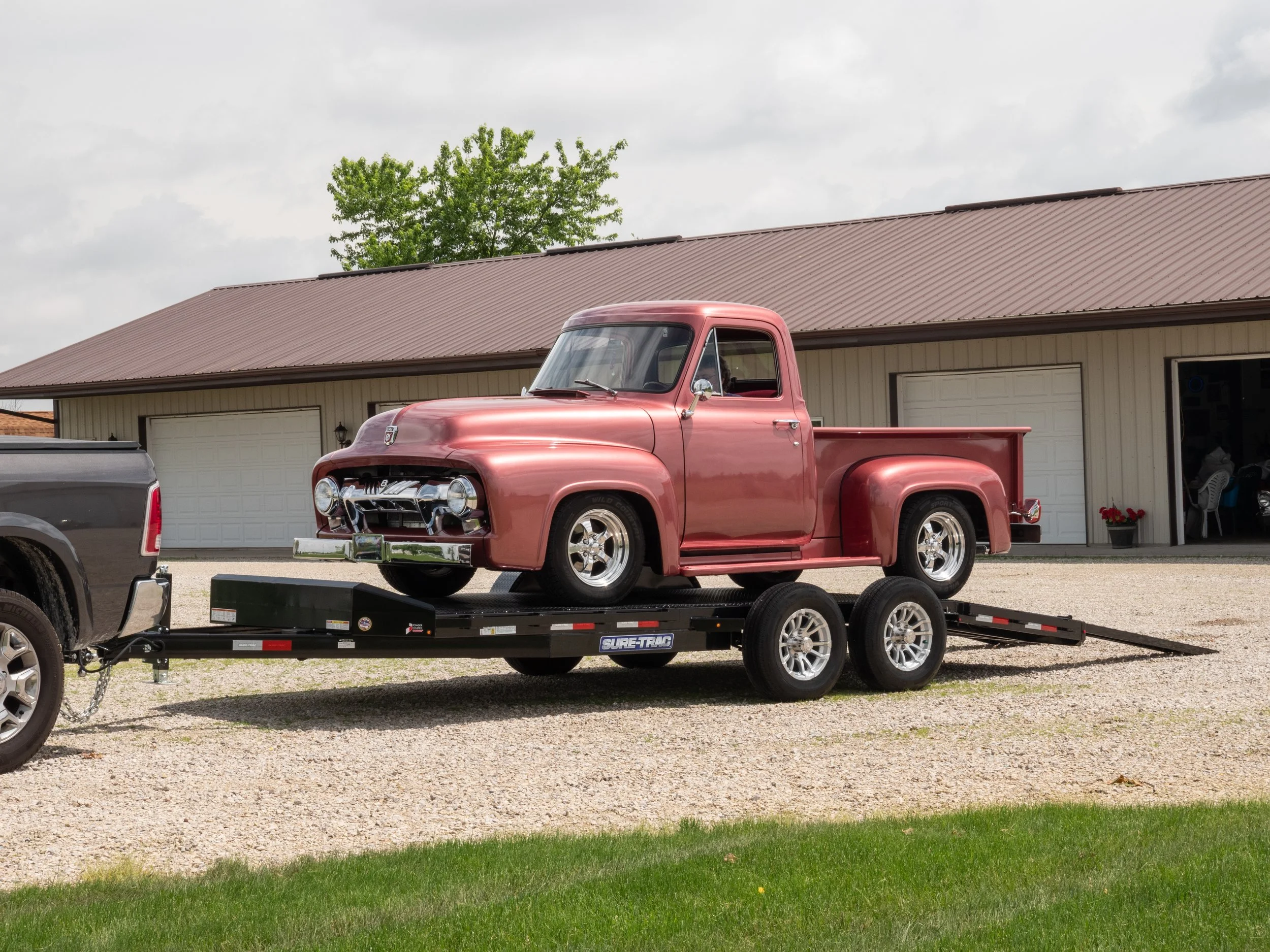COMING SOON!!! 7X24 (20+4) STEEL DECK CAR HAULER 10K