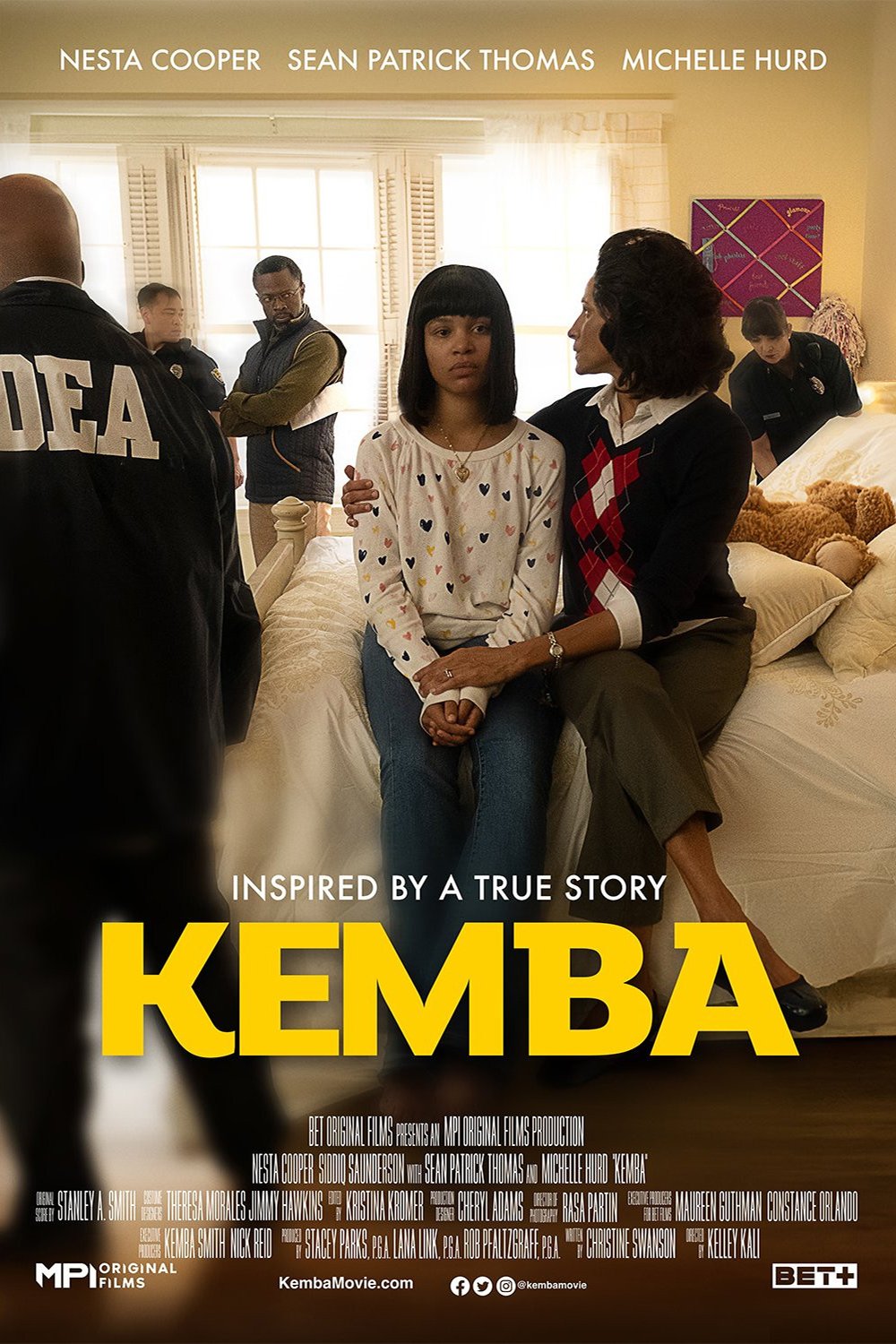 A movie poster for 'KEMBA' for BET+. A historical family crime drama. Narrative feature.
Post Producer: Travis Preston