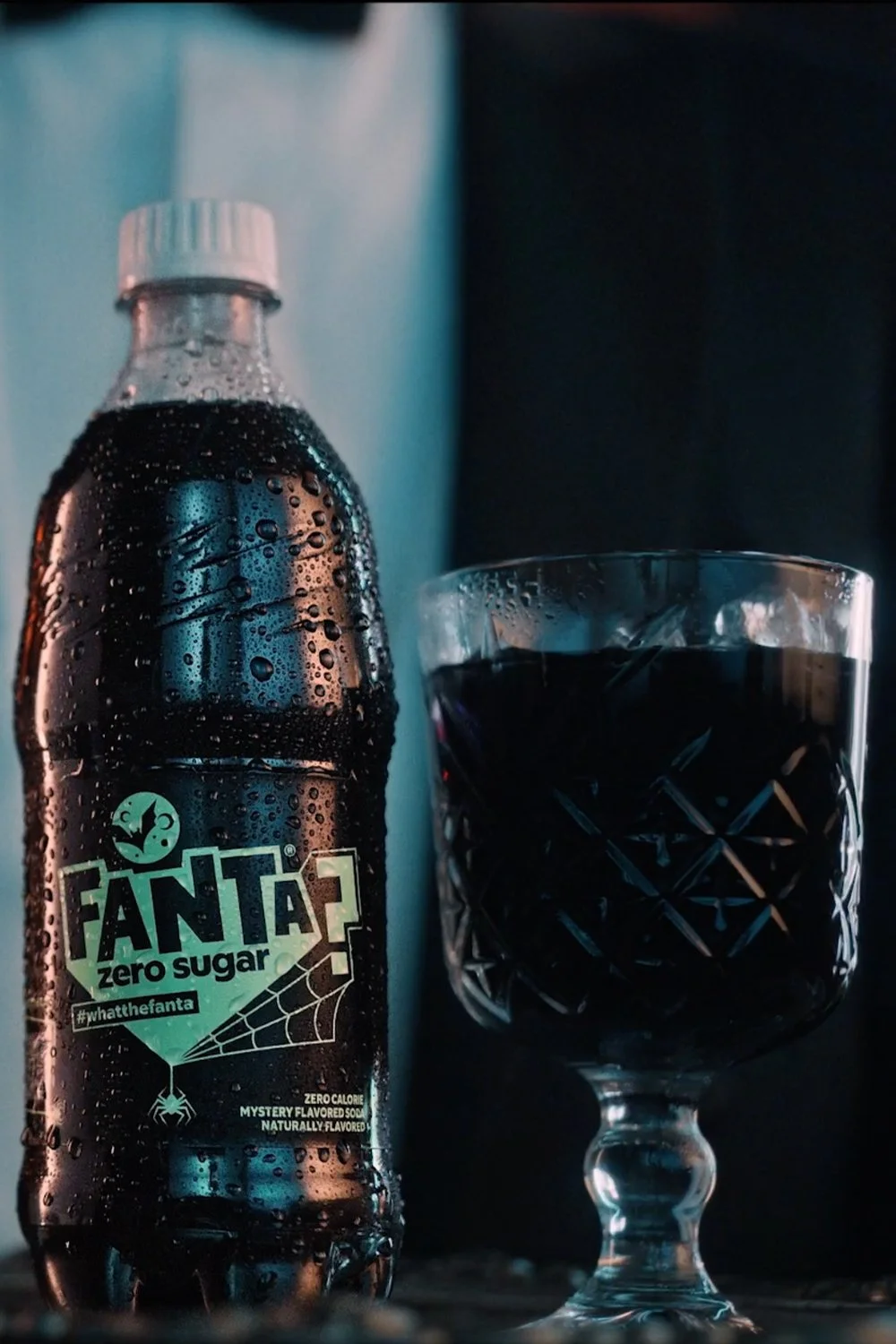 An image from the Fanta Zero Sugar ad campaign by Majority Agency, post producer: Travis Preston