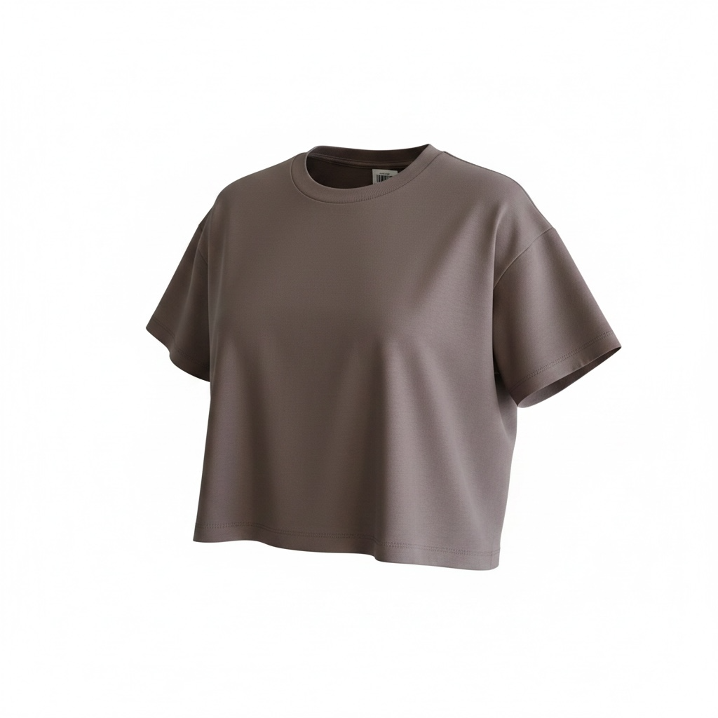 Women's 7610 Heavyweight High Waist Boxy T-Shirt