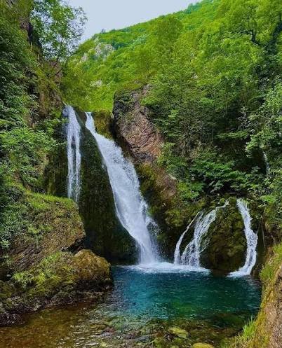 The Source of the River Drin. Witness the raw power of the region's largest subterranean spring as it violently crashes from the caves of the Rusolia mountain.