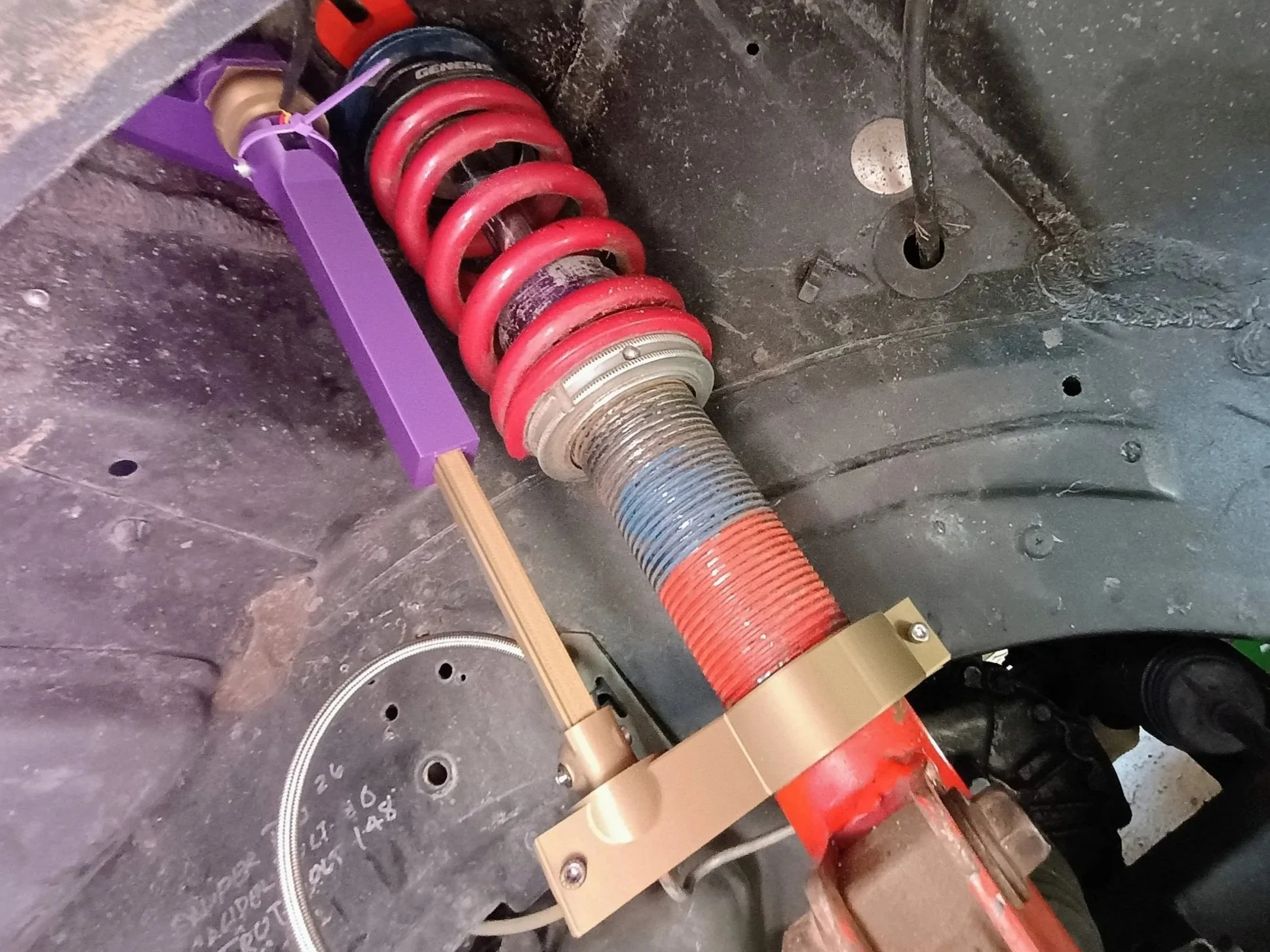 The use of dual gimbals allows for the minor misalignment between the path of travel of the sensor and the strut, with negligible corrections needed in data processing. 