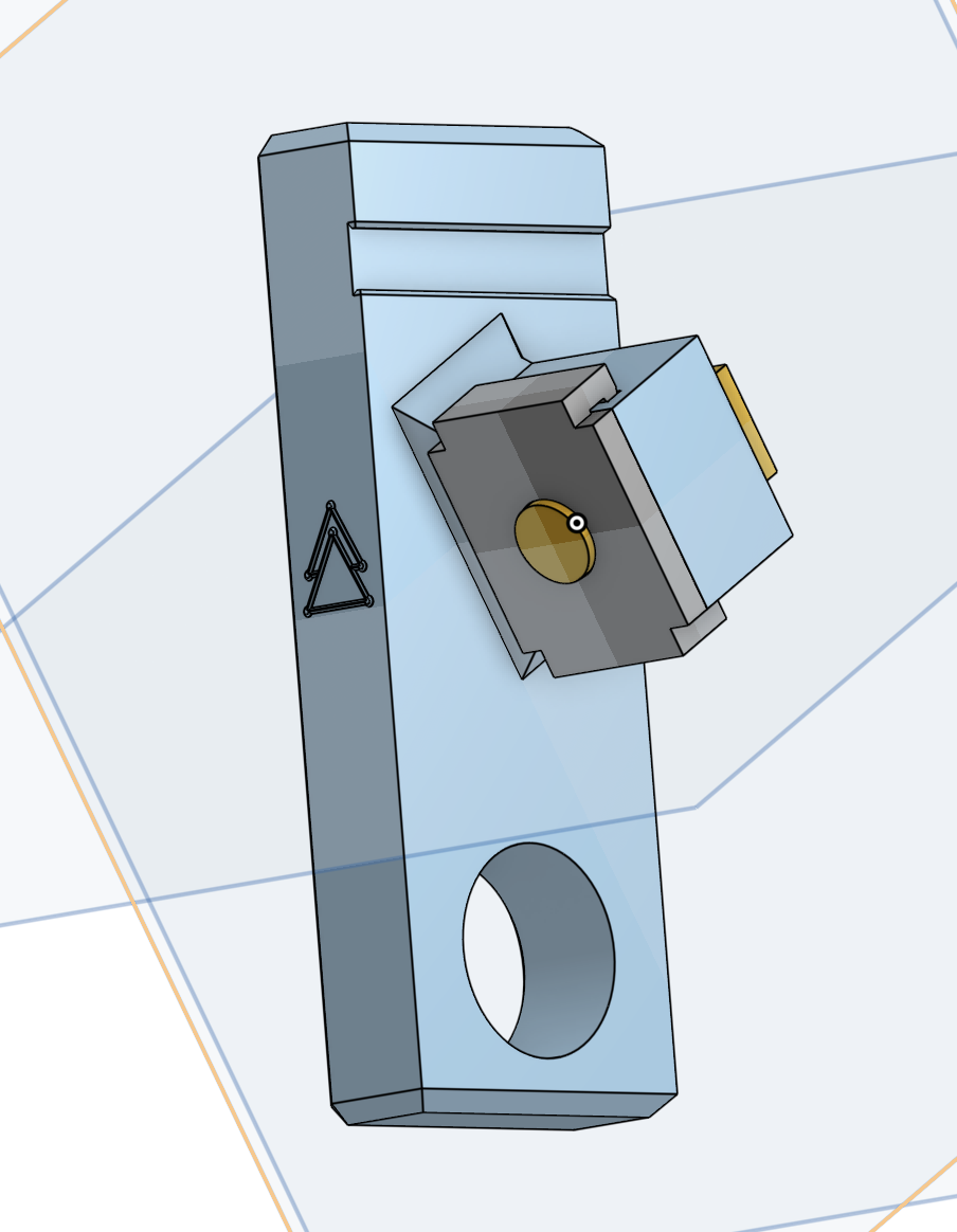 The Sensor housing is designed to mount onto any flat surface with minor tweaks to the baseplate. Allowing it to be adapted easily to other vehicles. 