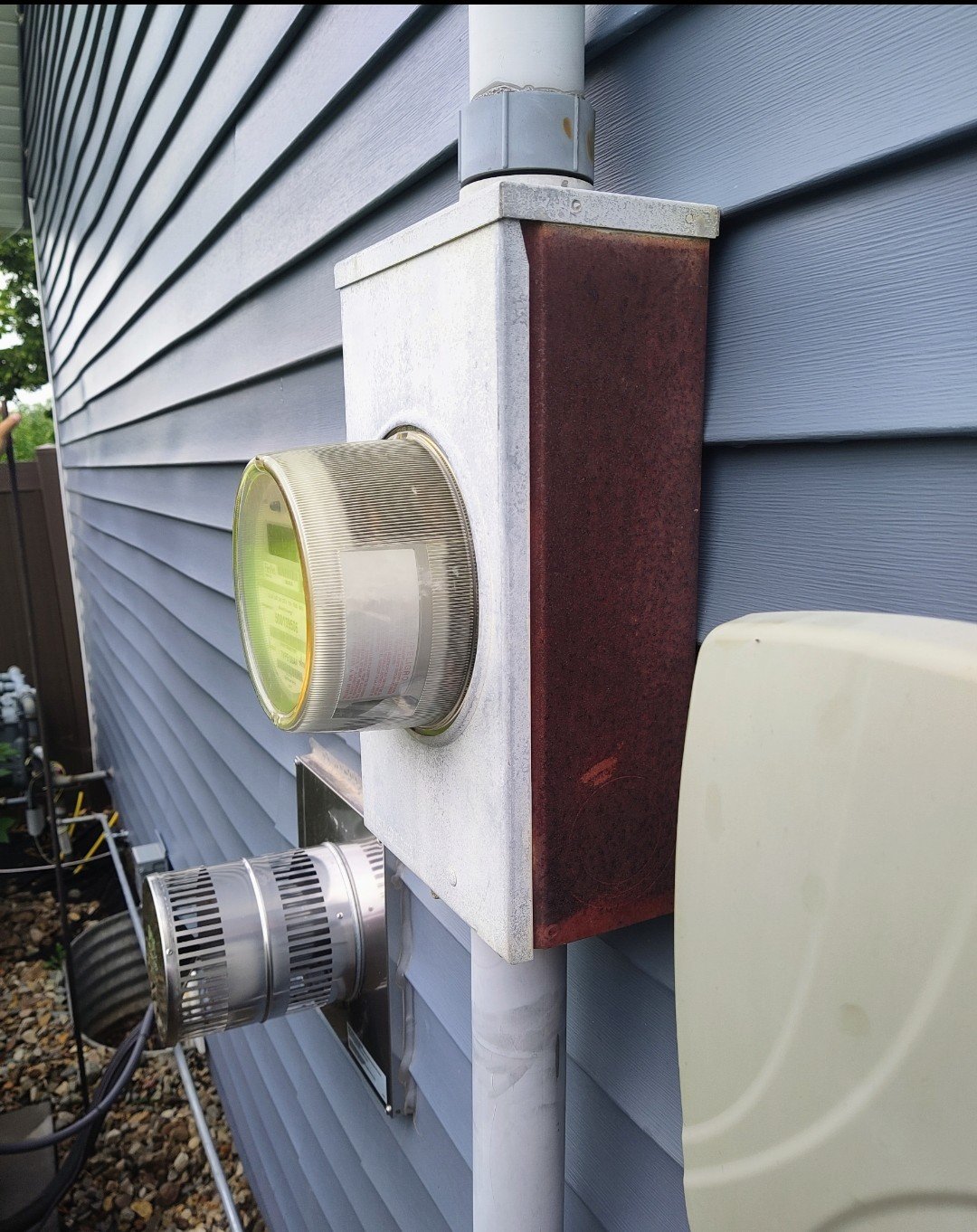 Old meter enclosure