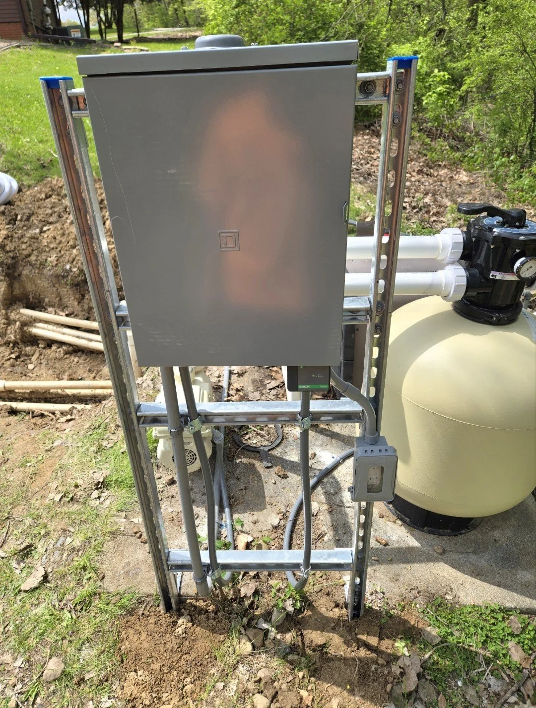 Replaced Pool Circuit Breaker Panel