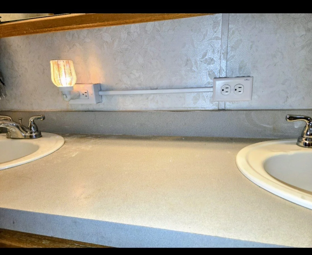 Adding bathroom outlet