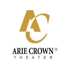 Arie Crown Theater logo with stylized gold 'A' and 'C' and the name beneath