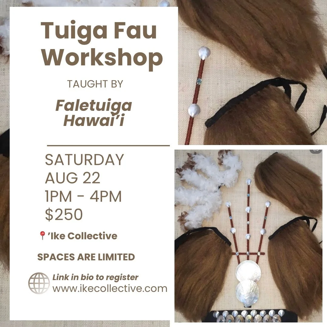 Tuiga Fau Workshop