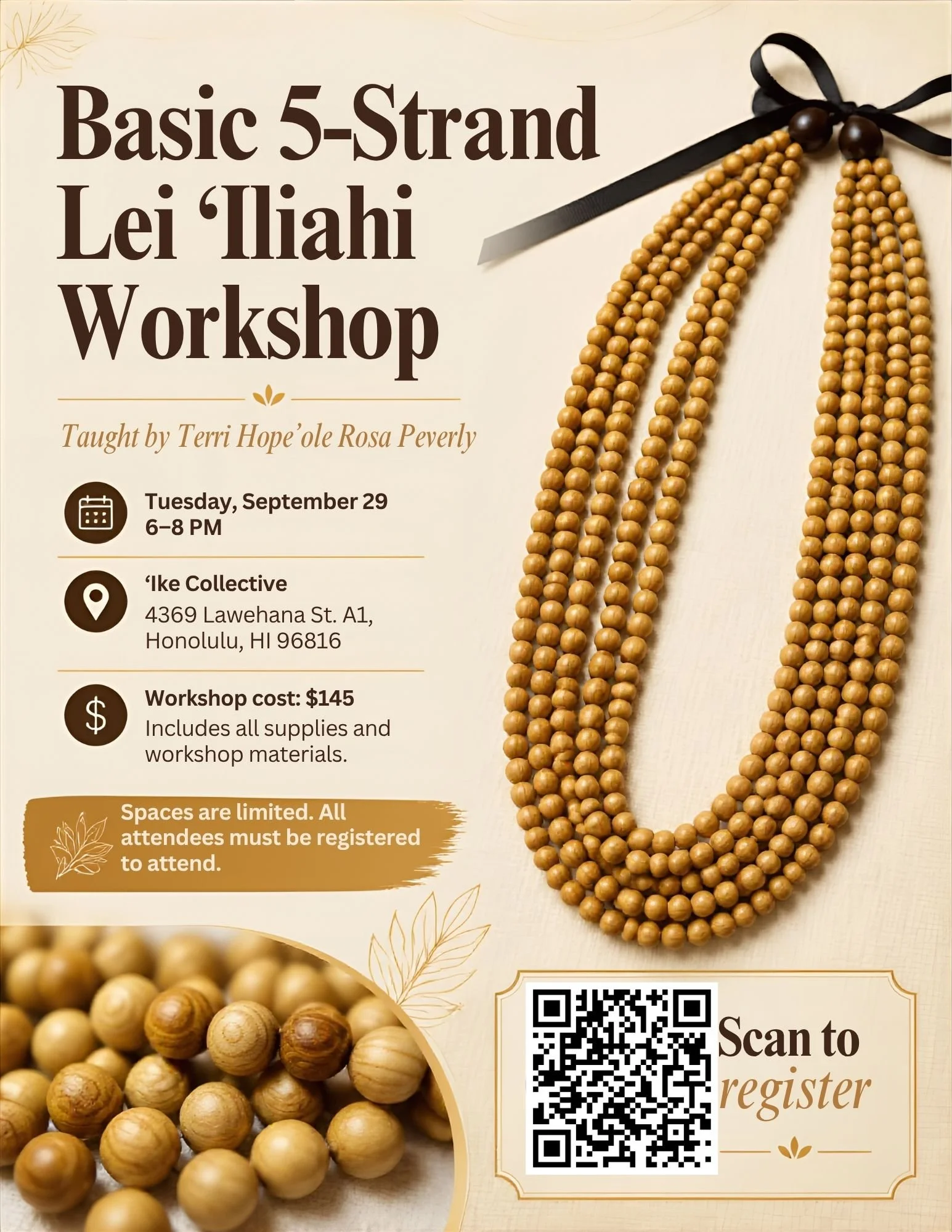 Lei ‘Iliahi Workshop