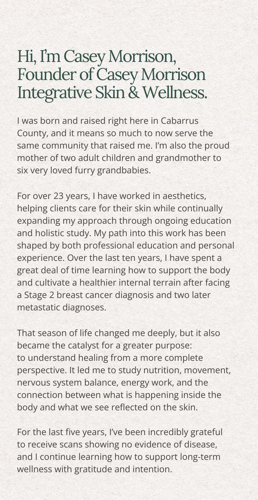 About Casey Morrison Integrative Skin & Wellness