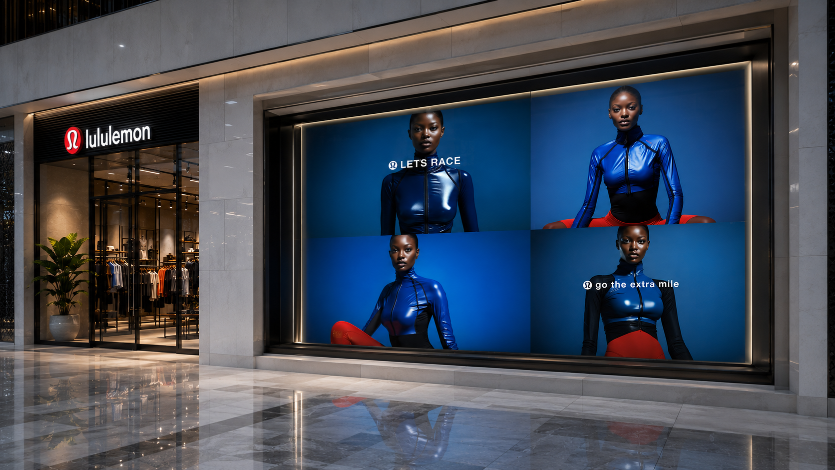 Store front advertisement