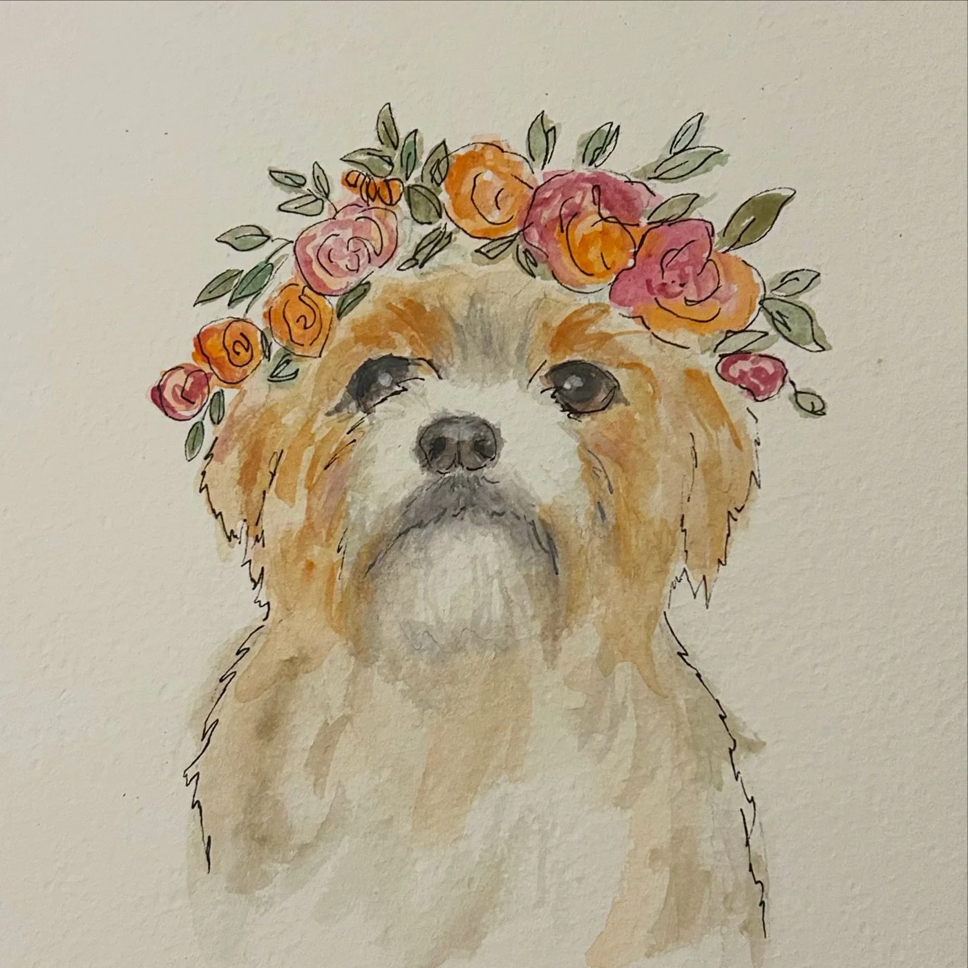 Custom Dog Portraits - Watercolor
