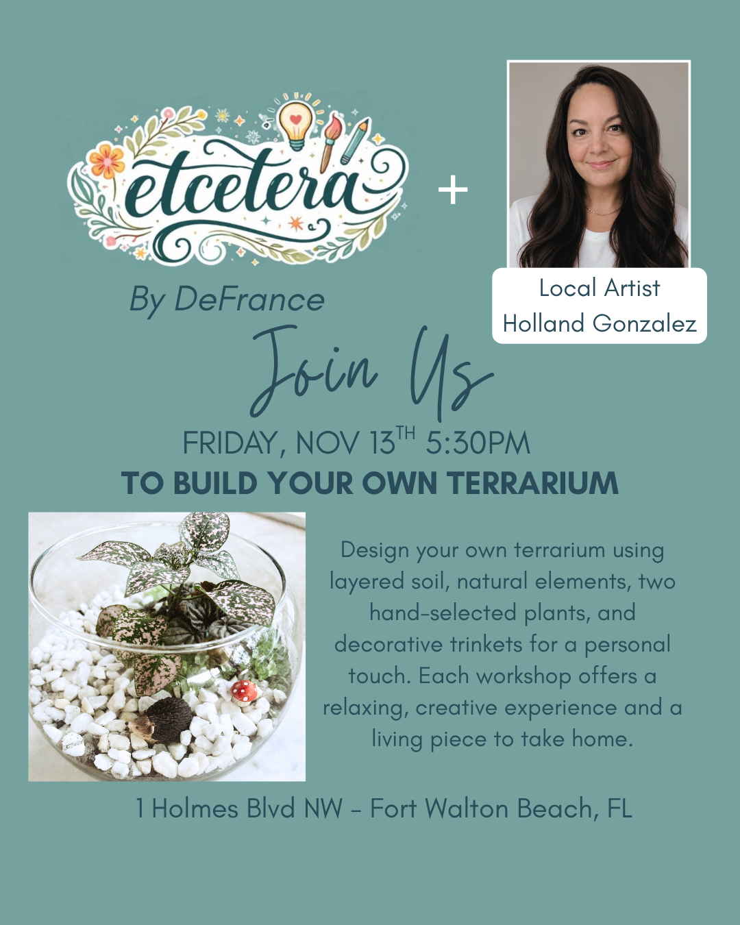 Build Your Own Terrarium Workshop