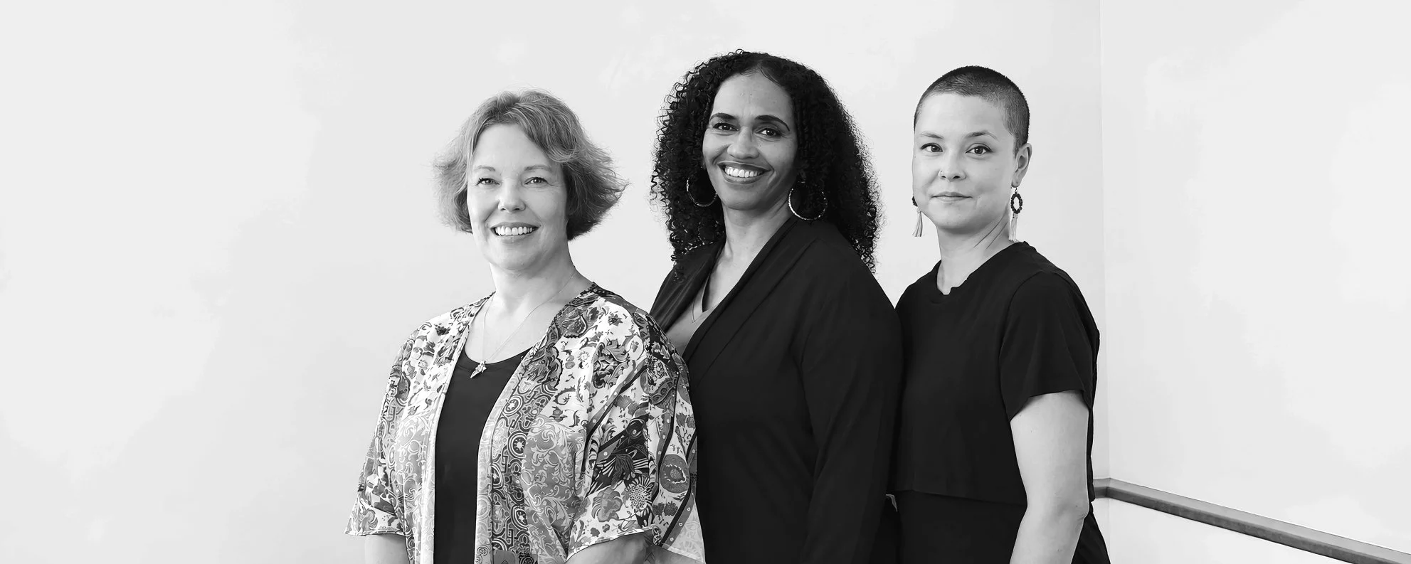 Three ethnically diverse women of faith