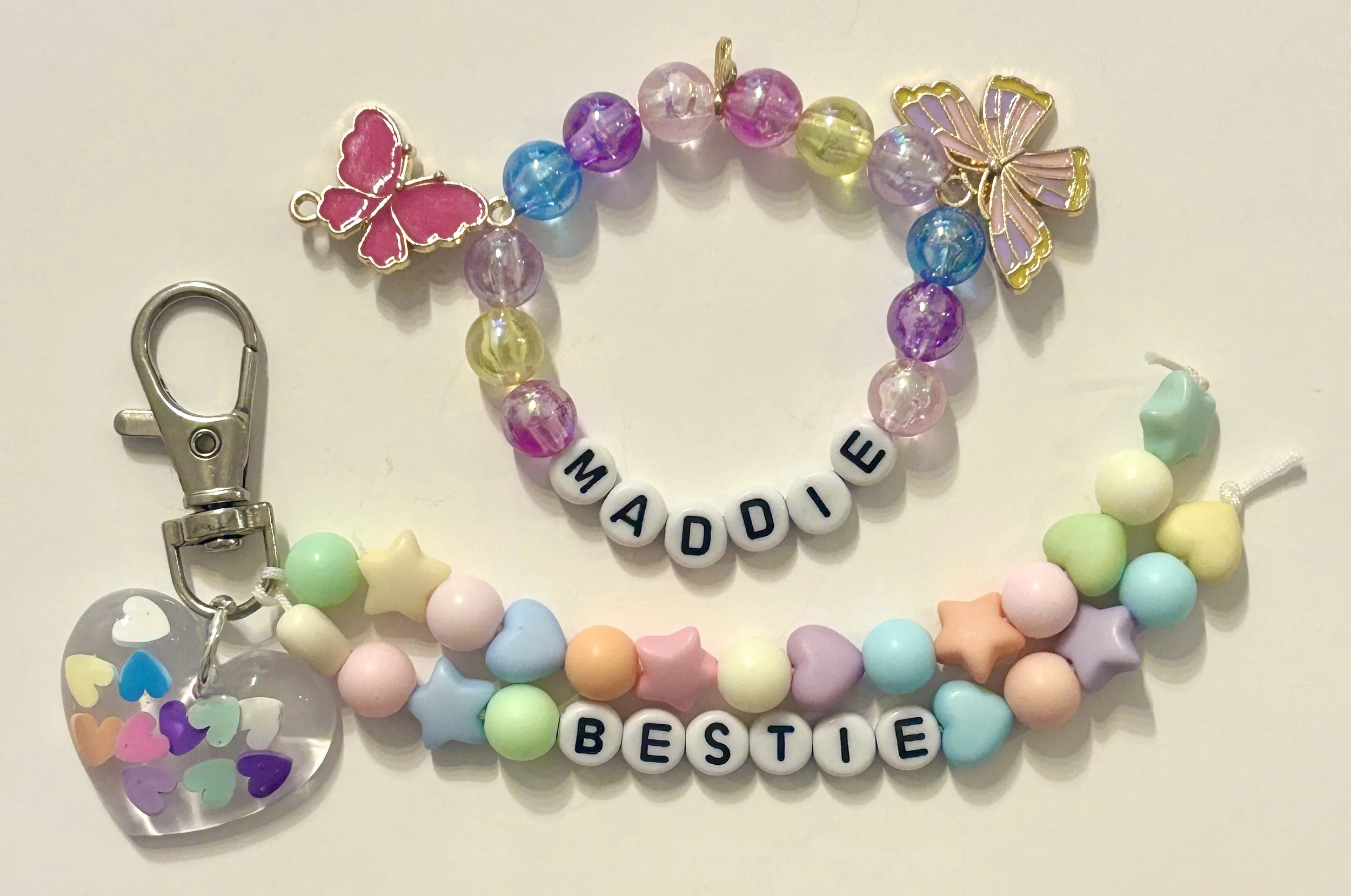 Iridescent + Butterflies, Matte Pastel + Heart Sprinkles