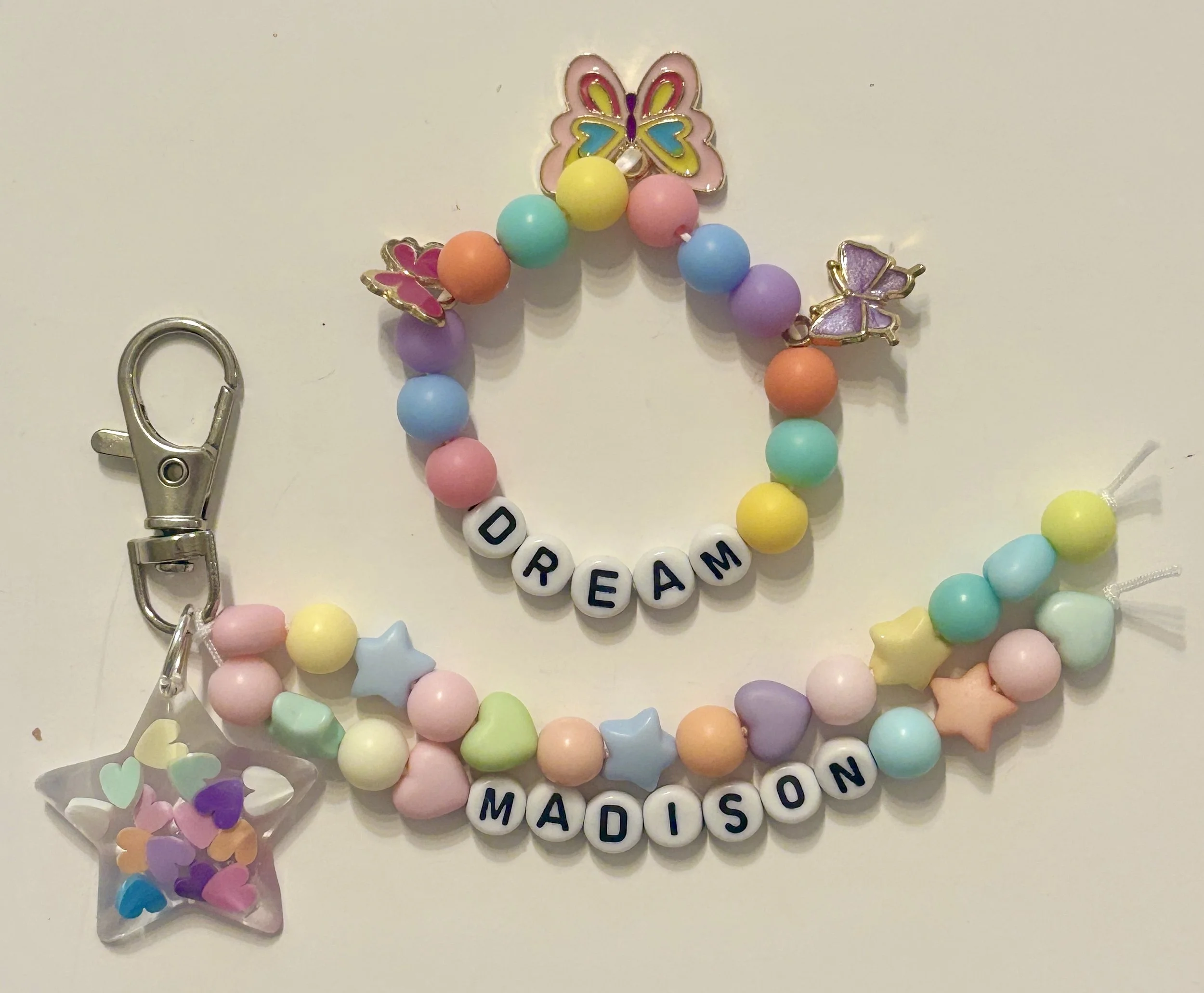 Matte Pastel + Butterflies, Matte Pastel + Heart Sprinkles