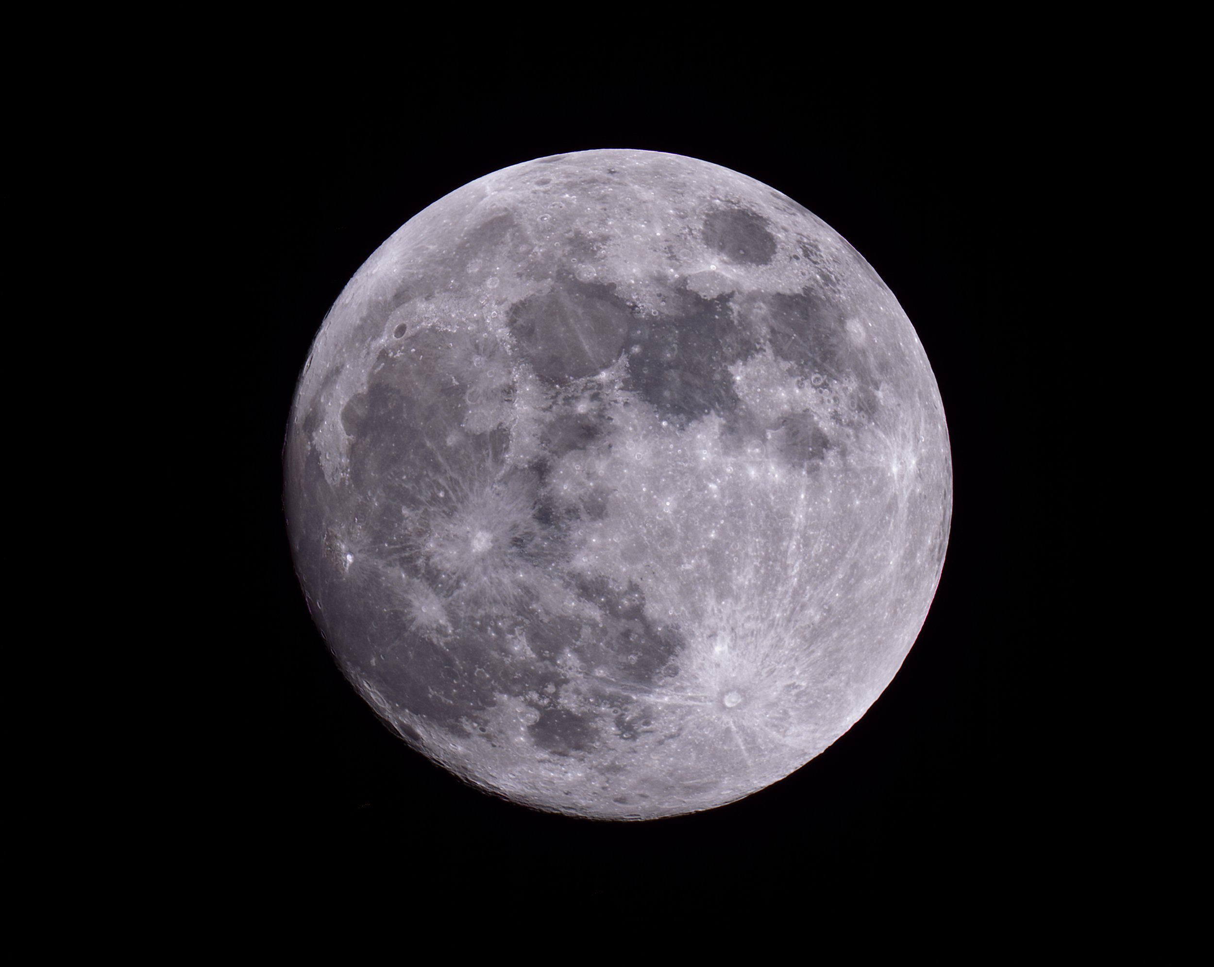 Full Moon high-resolution deep sky astrophotography image captured from a backyard observatory by jbastrophoto.