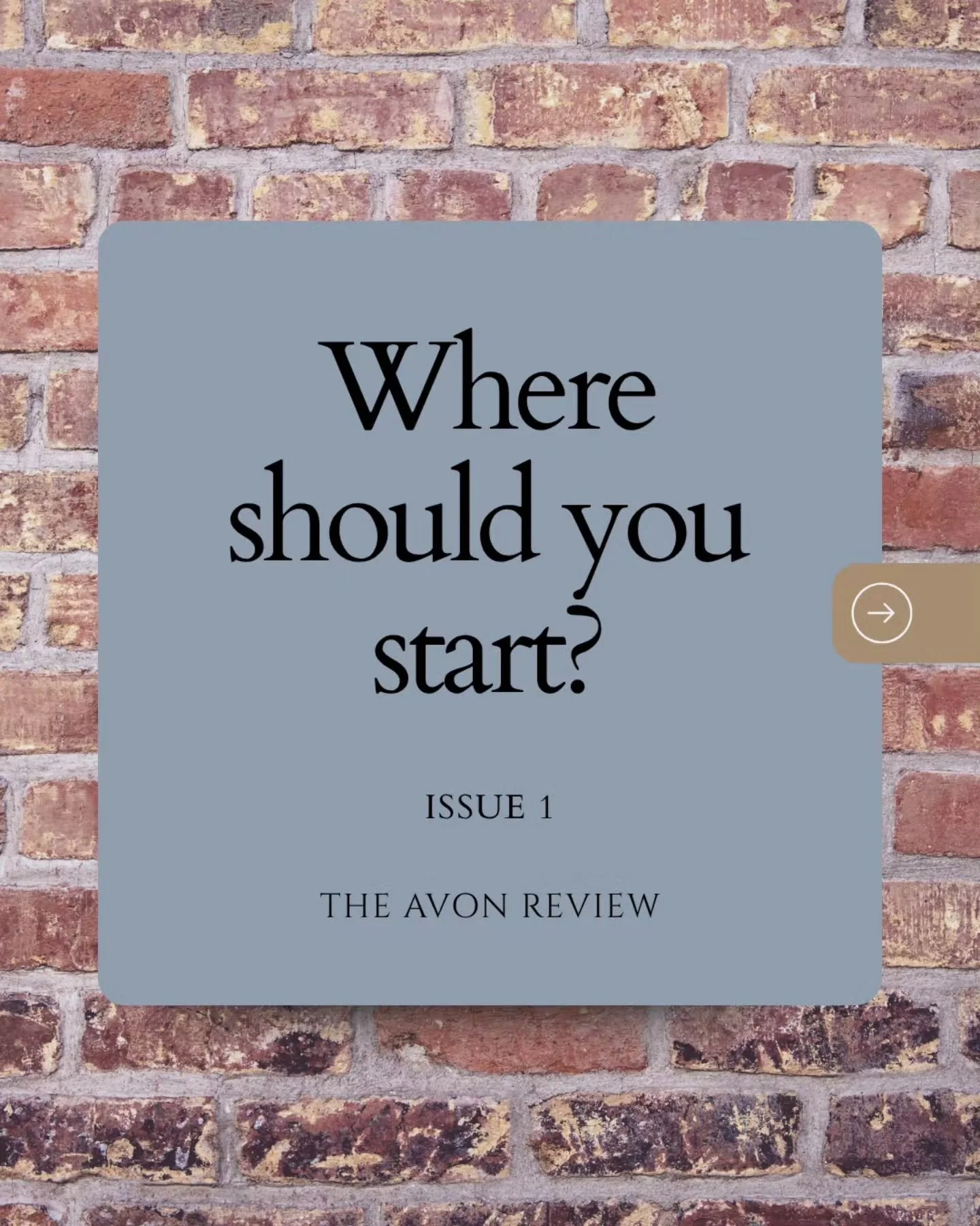 Curious on where to begin reading Issue 1 of The Avon Review? Here's what we recommend! 💙

#LiteraryJournal #creativewriting #writingcommunity #reading #readersofinstagram