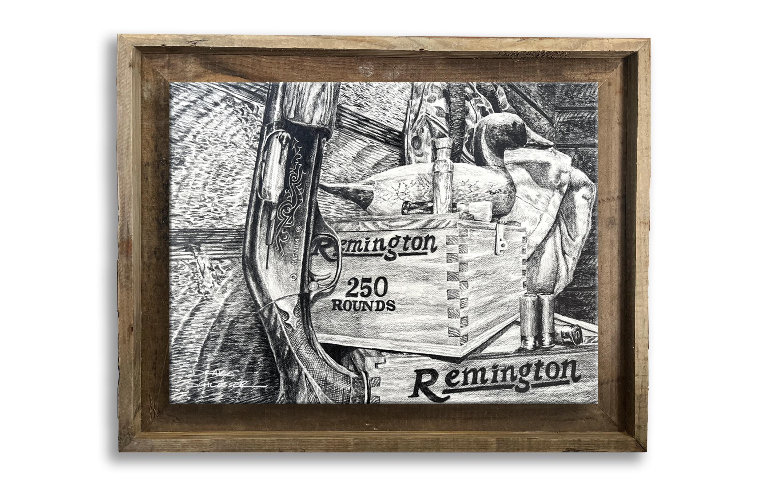 Framed Stretched Canvas Print