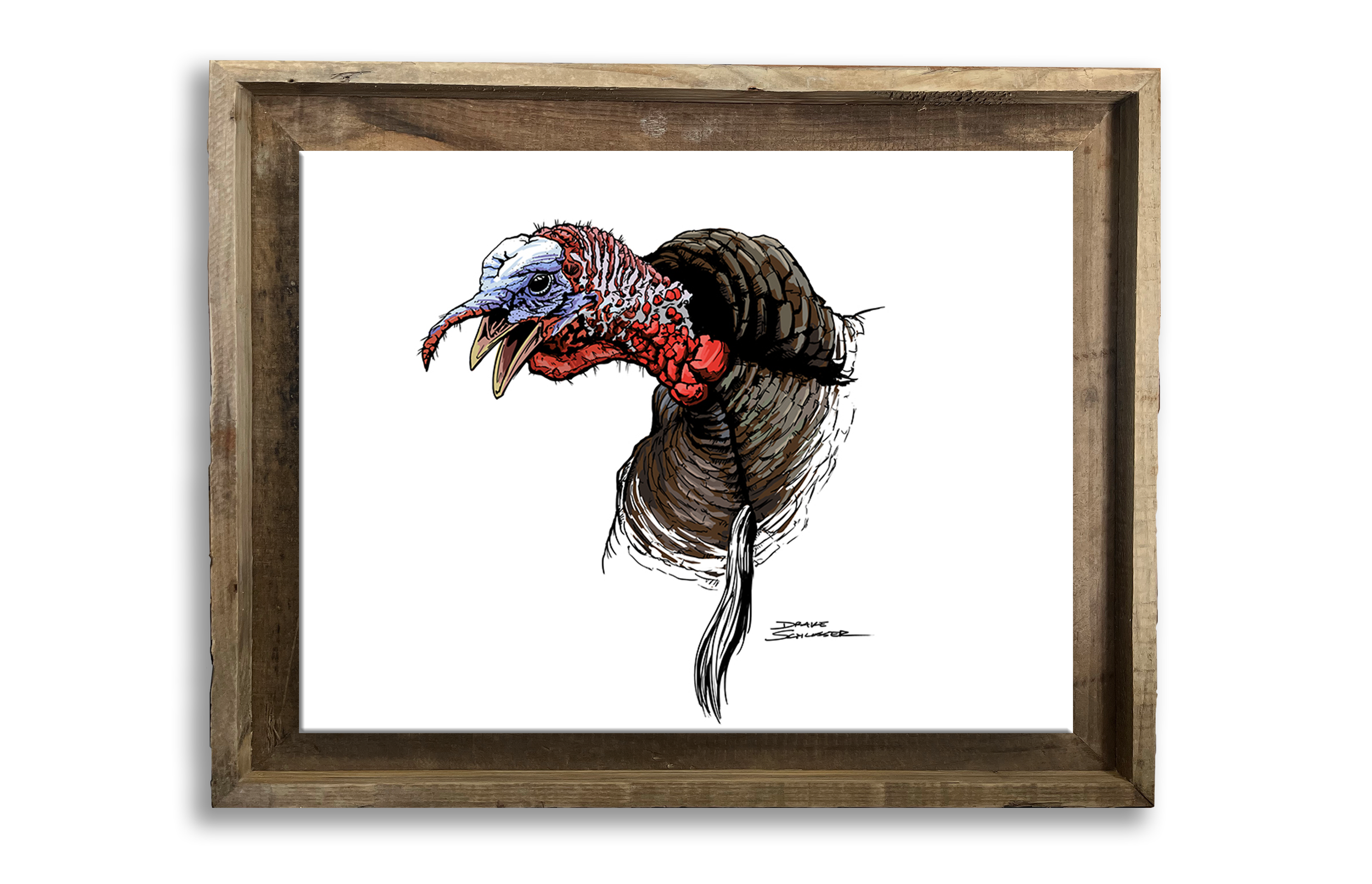 Framed Stretched Canvas Print
