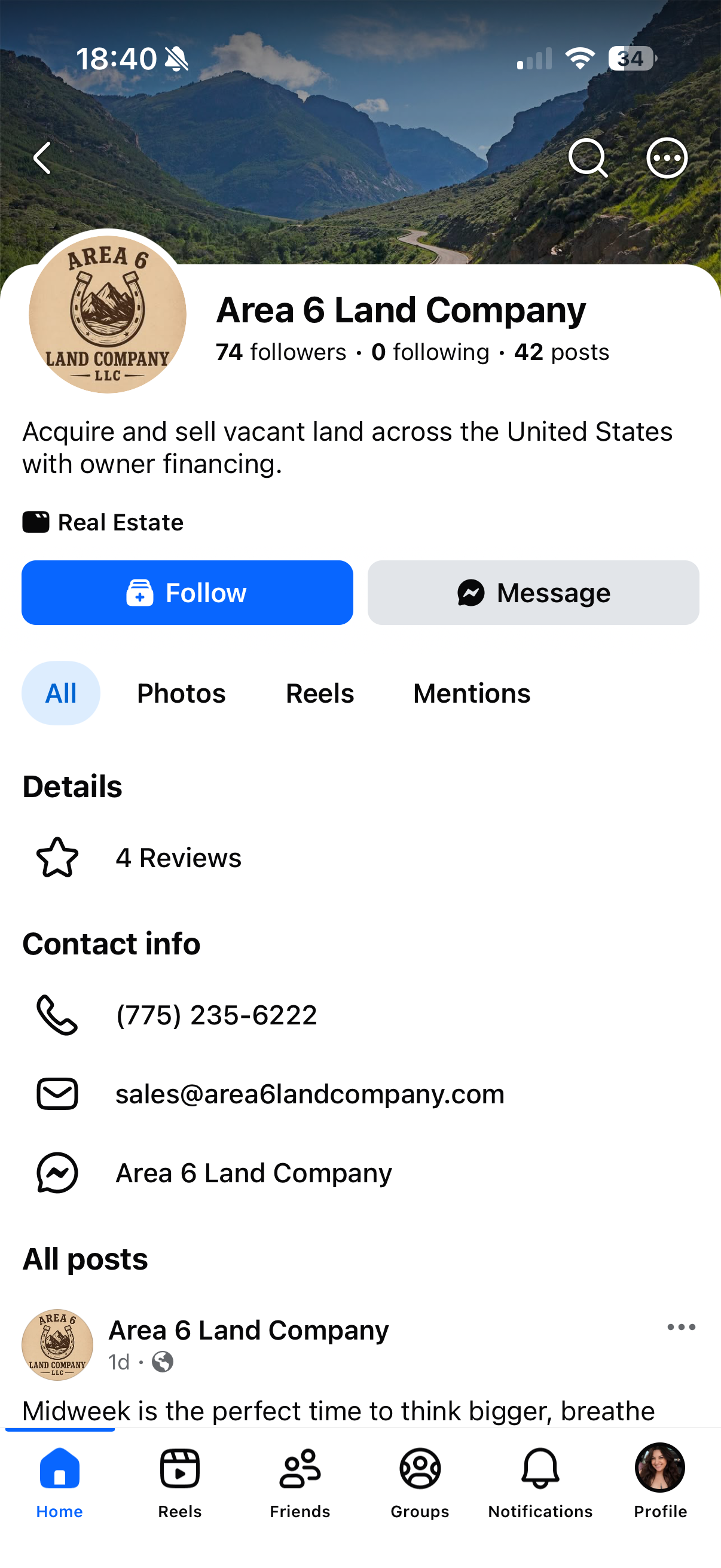 Area 6 Land Company