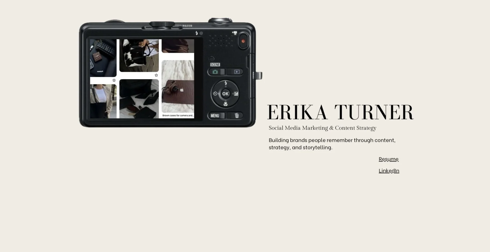 Erika Turner Portfolio