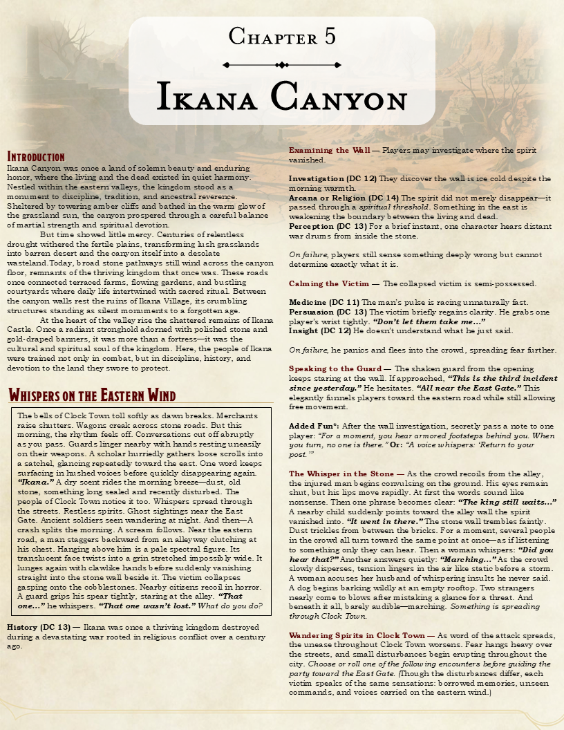 Chapter 5 Ikana Canyon