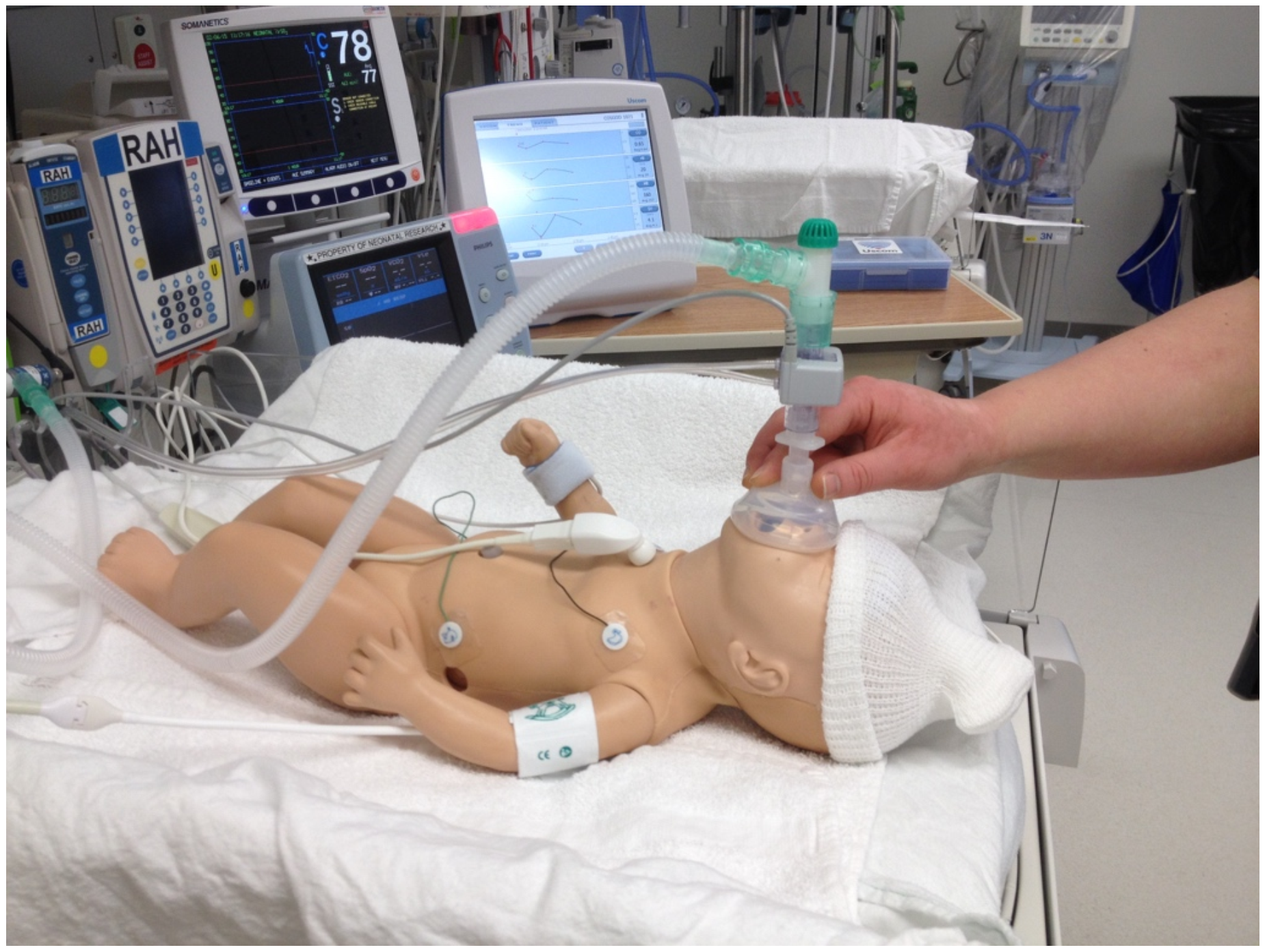 Mannequin-based neonatal training