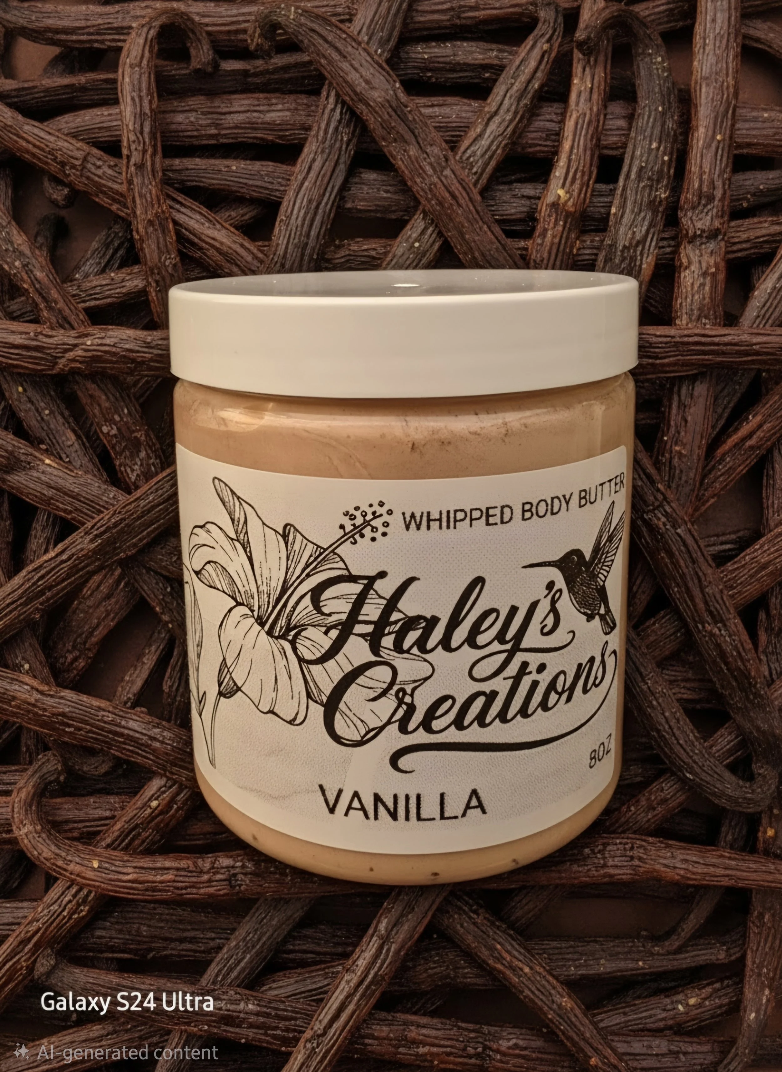 Whipped body butter