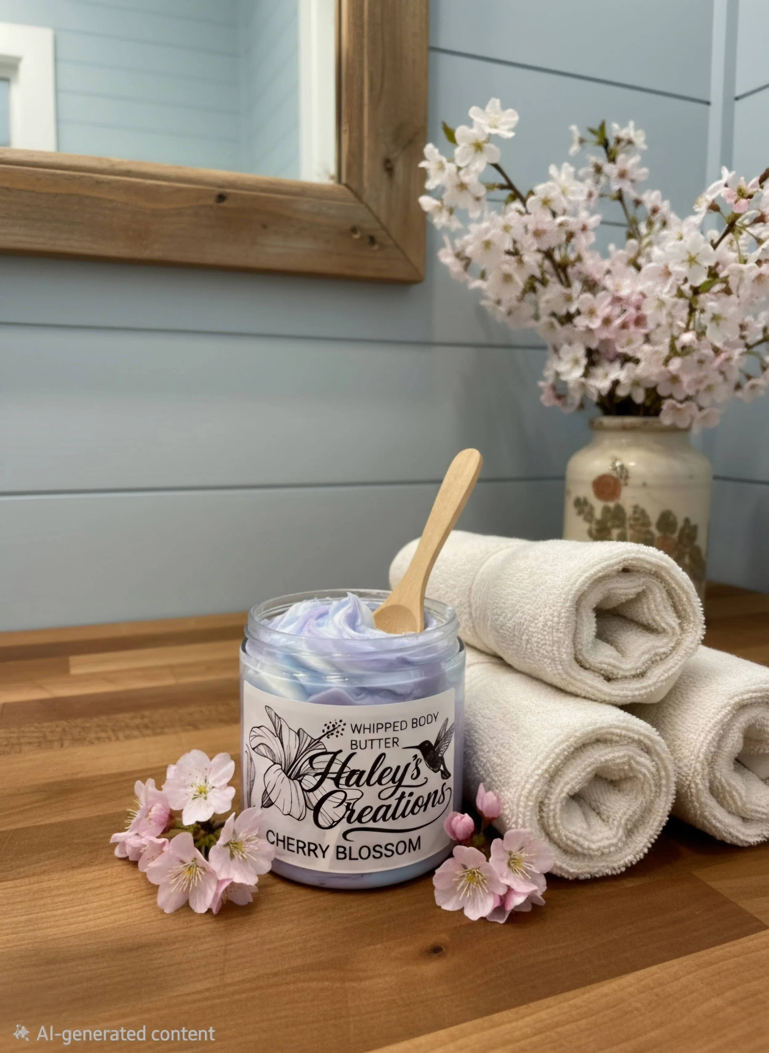 Whipped body butter