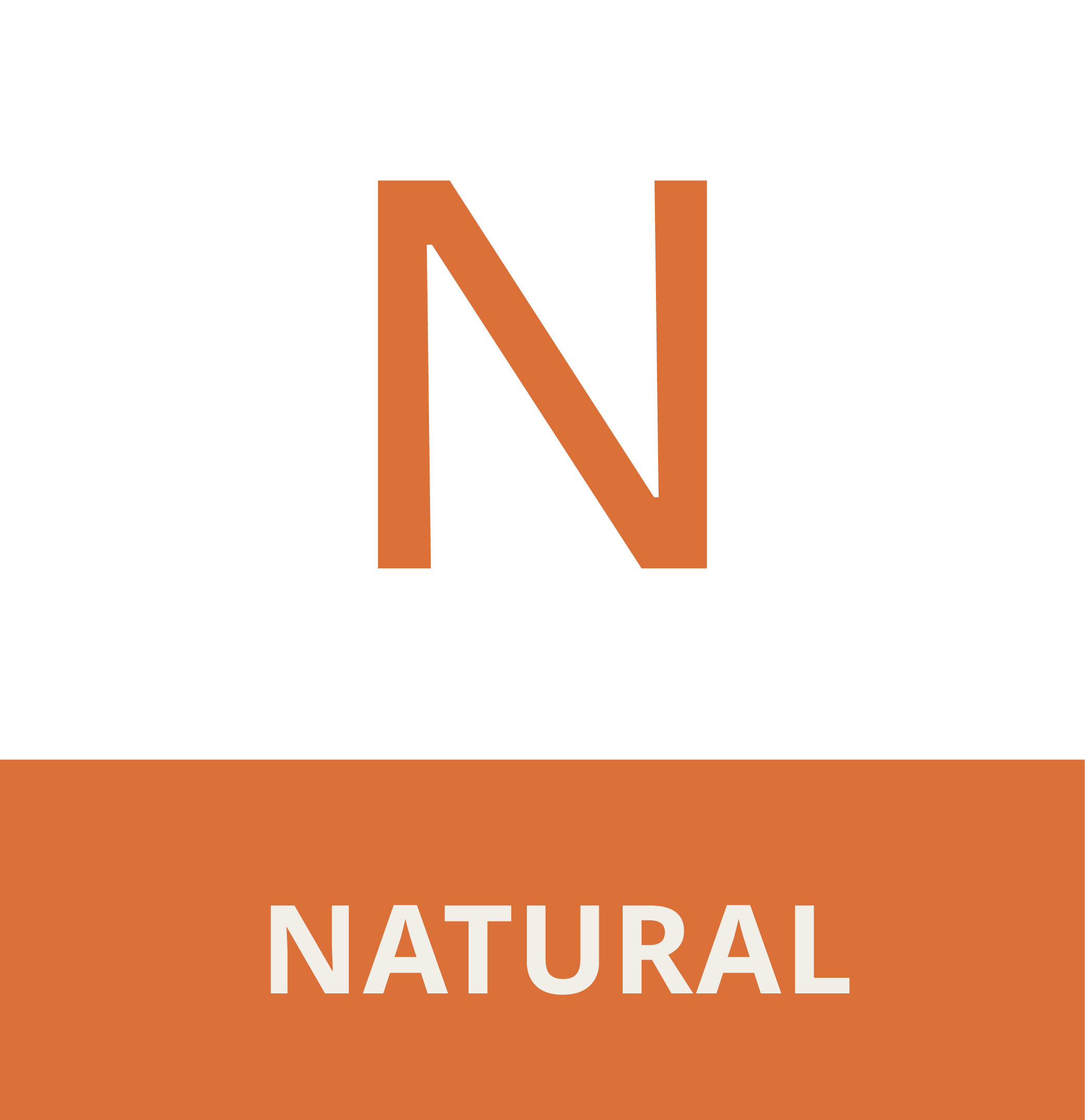 Close-up of the Netflix logo with the words "Natural" and "Natura" visible beneath it in white font on a brown background.