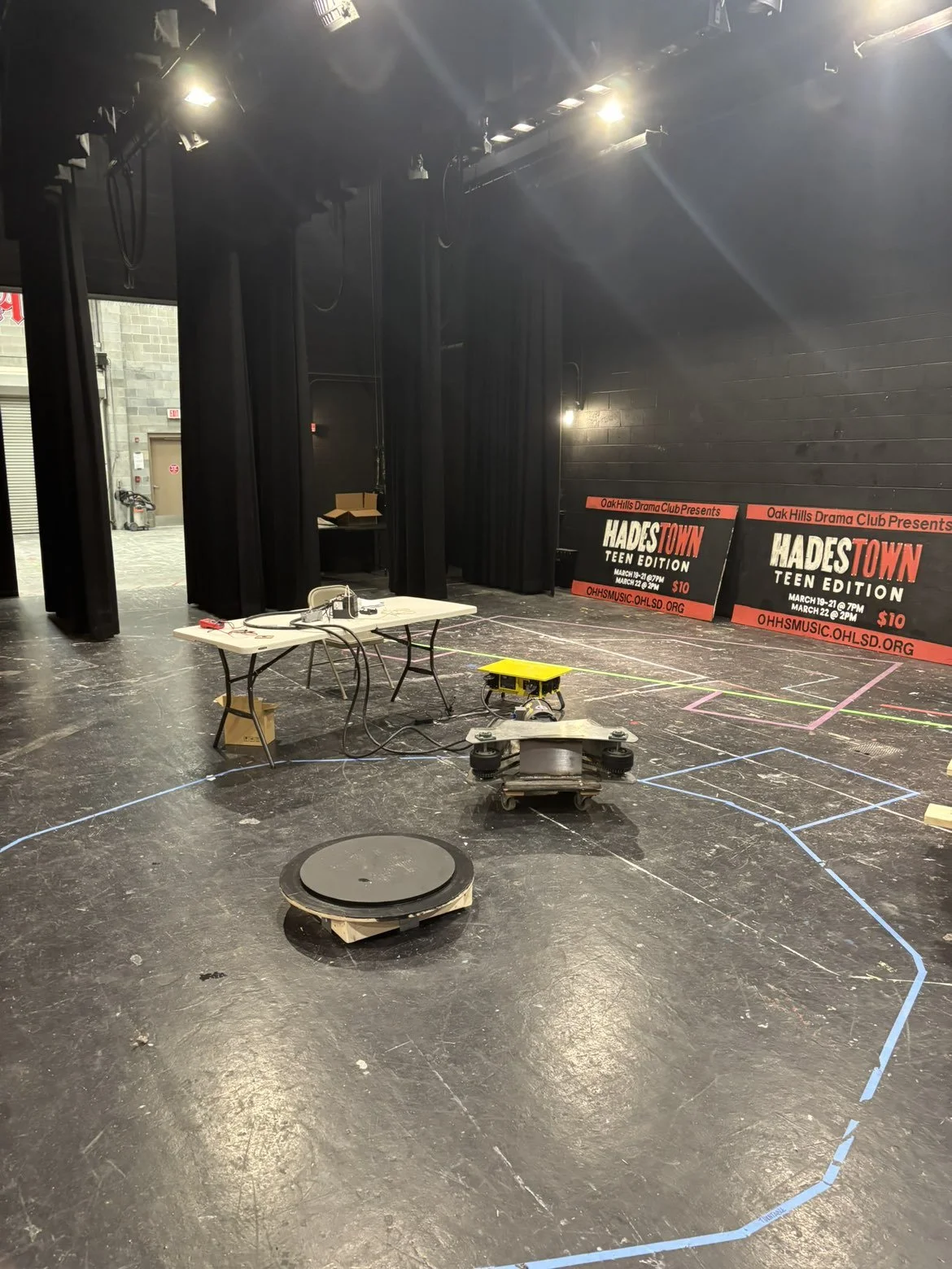 Placing Center Turntable Platform