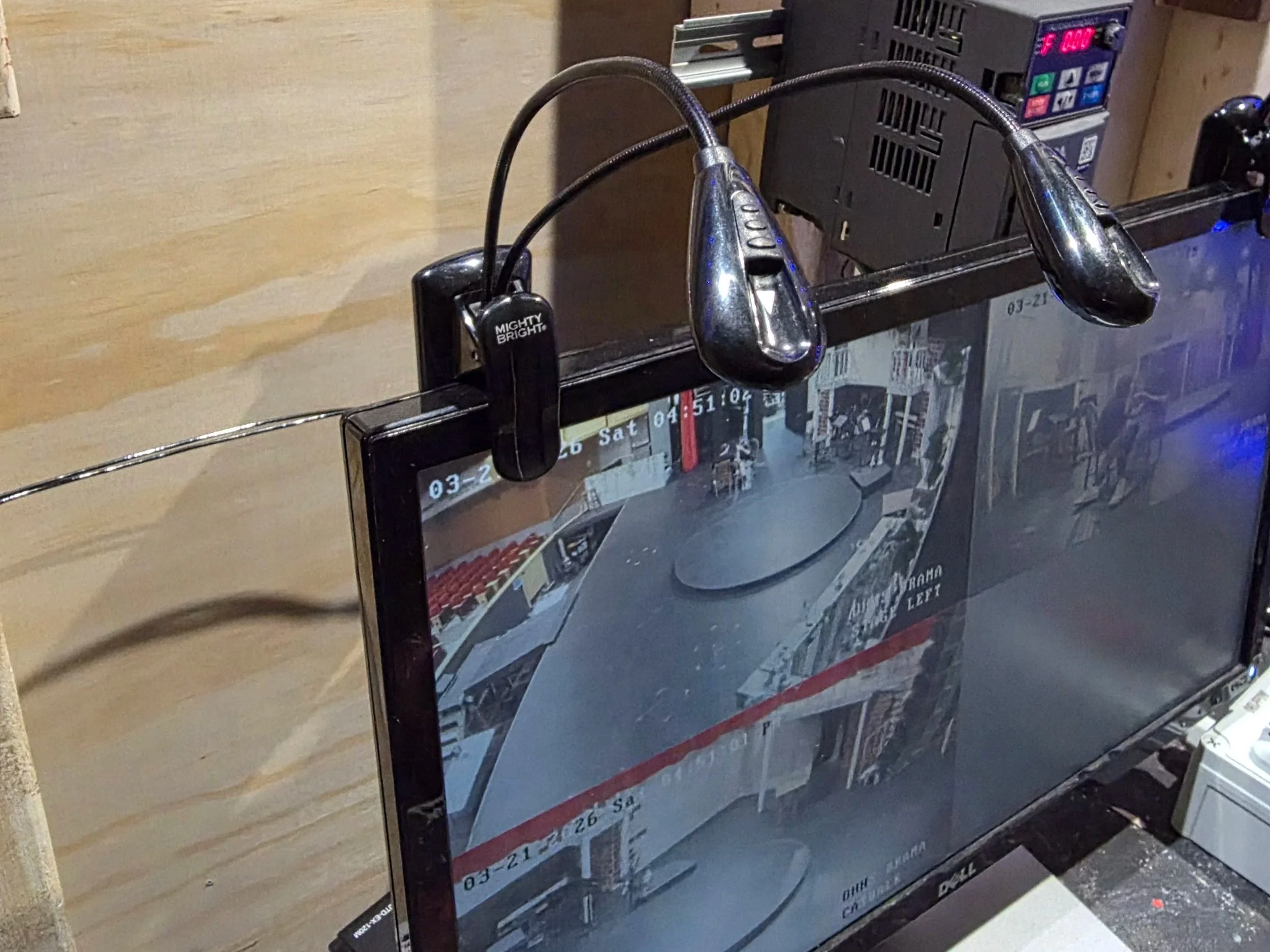 Installing Live-view Monitor at Operator's Desk