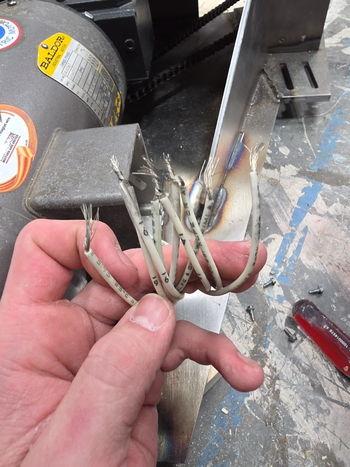 Missing Wiring Diagram Plate on Motor