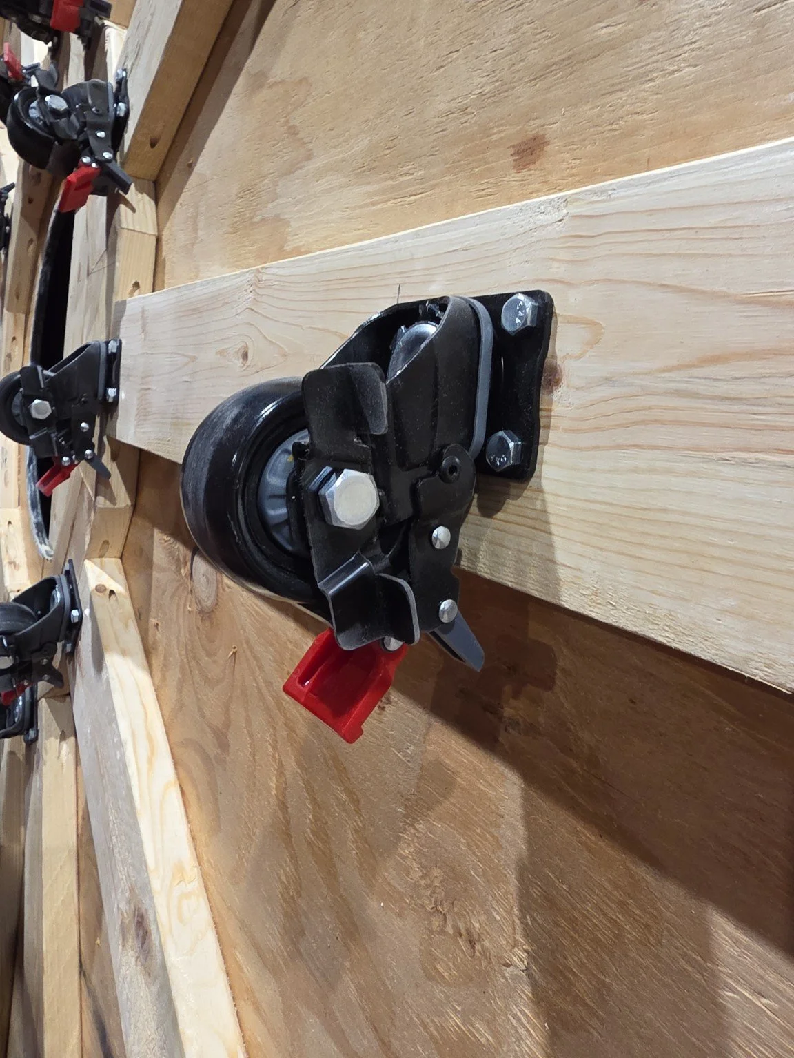 Multi-position Caster Brakes Created Noise