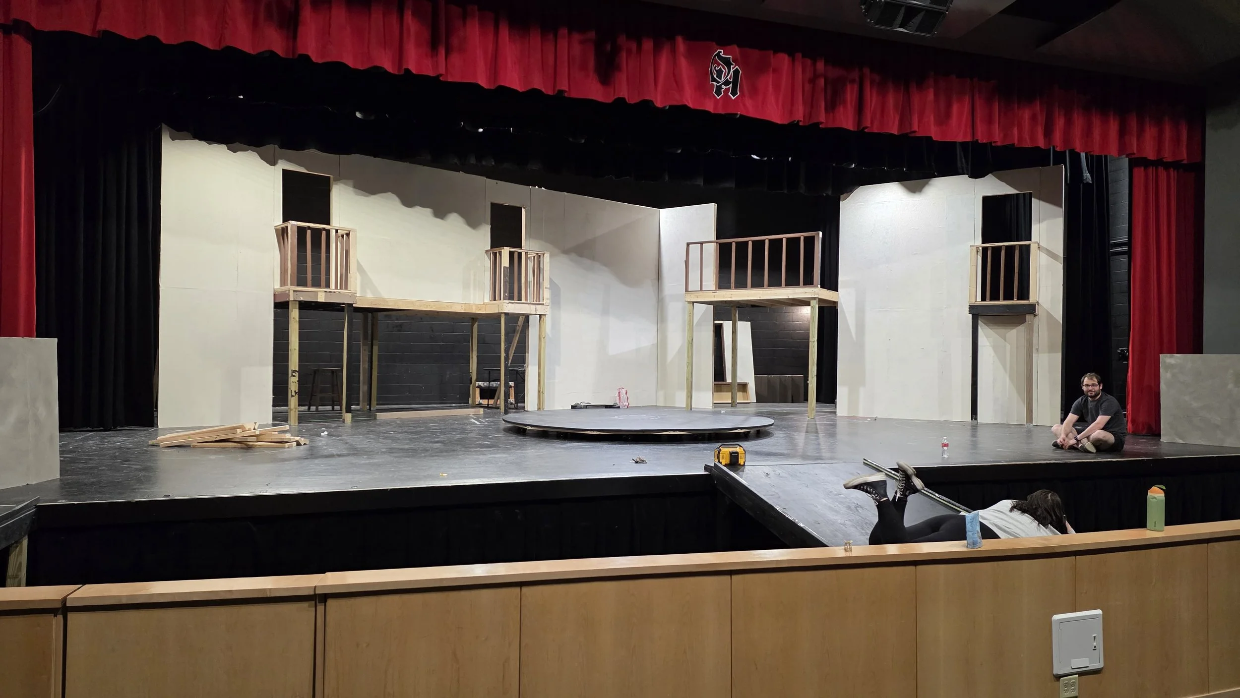 Construction into Orchestra Pit Begins